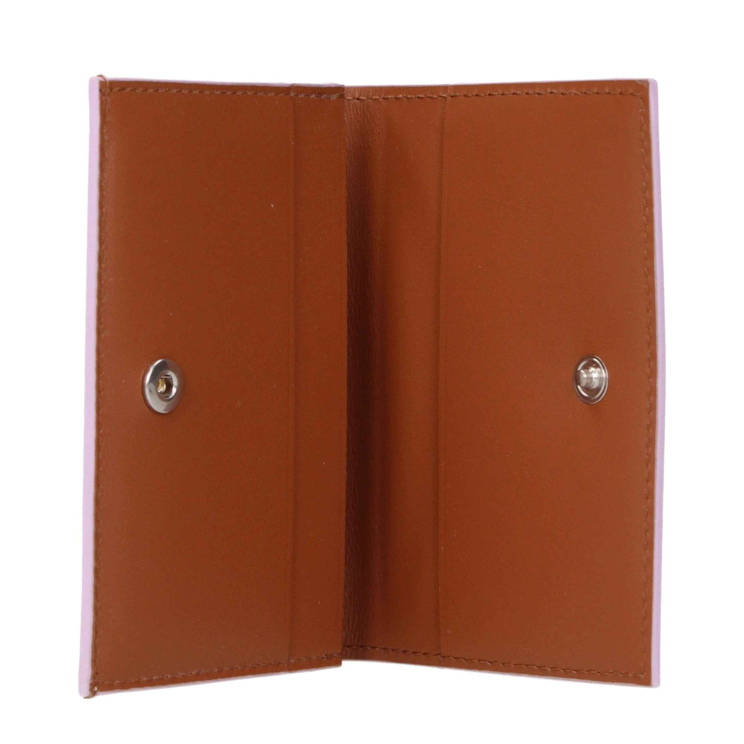 Jil Sander Pink Leather Cardholder