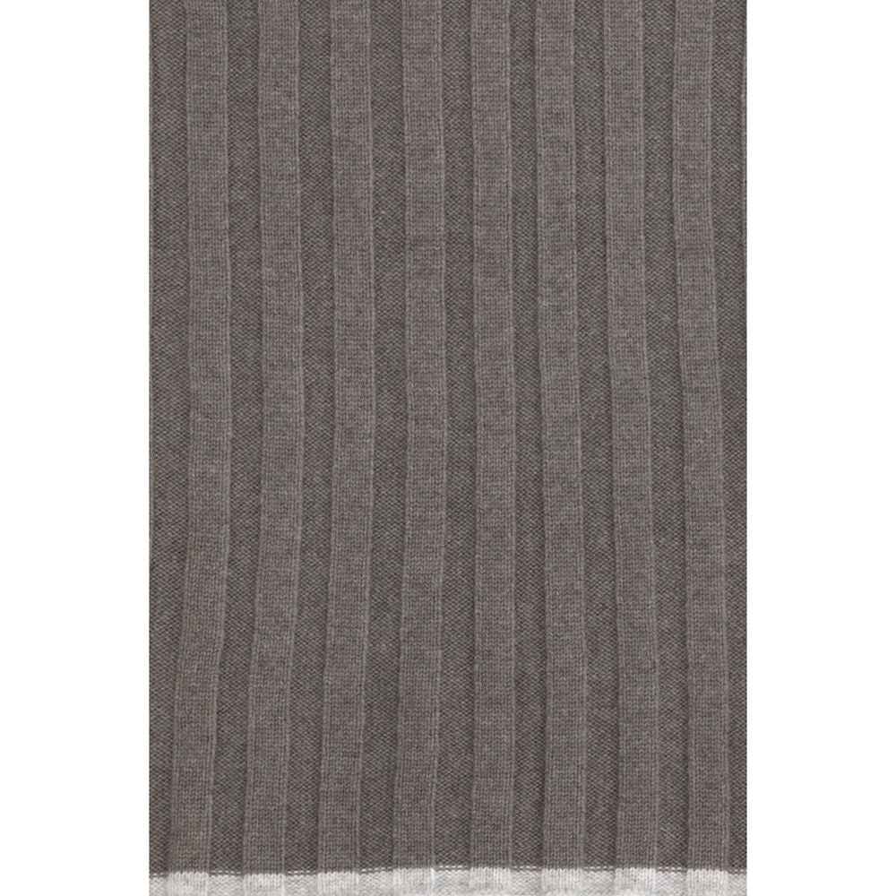 Brunello Cucinelli Brown Cashmere Scarf