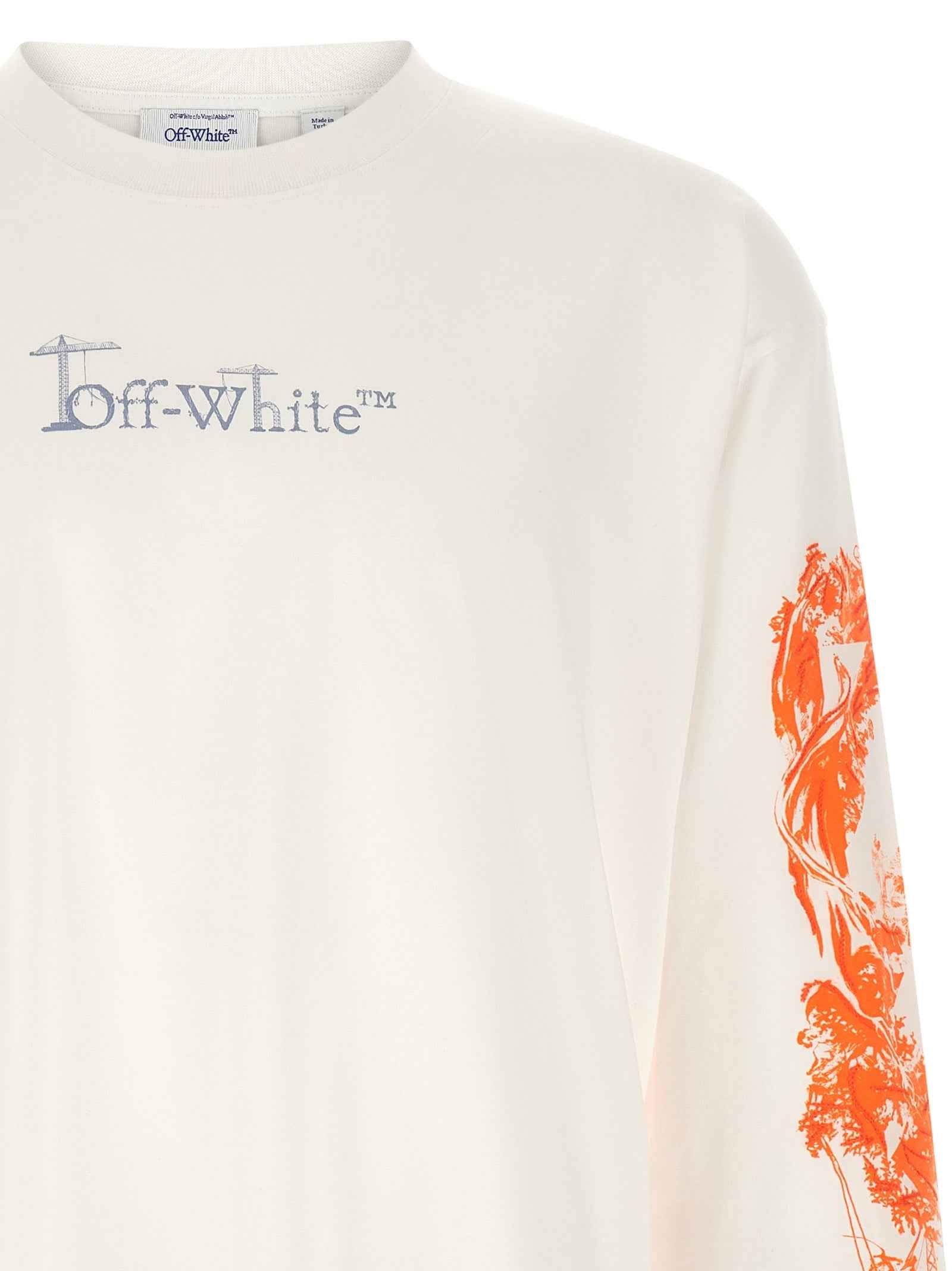 Off-White White Cotton T-Shirt