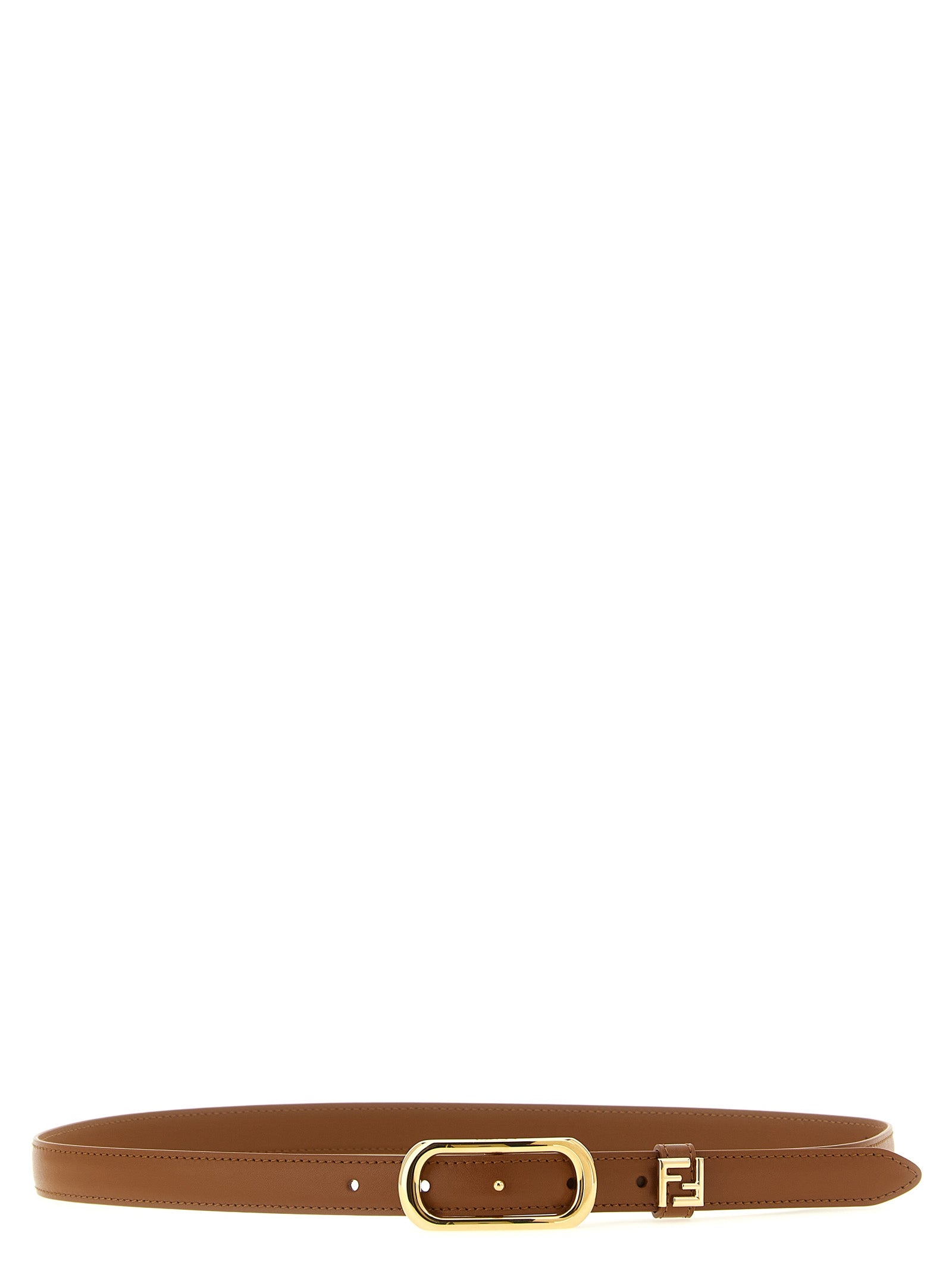 Fendi Brown Calfskin Regular Belt