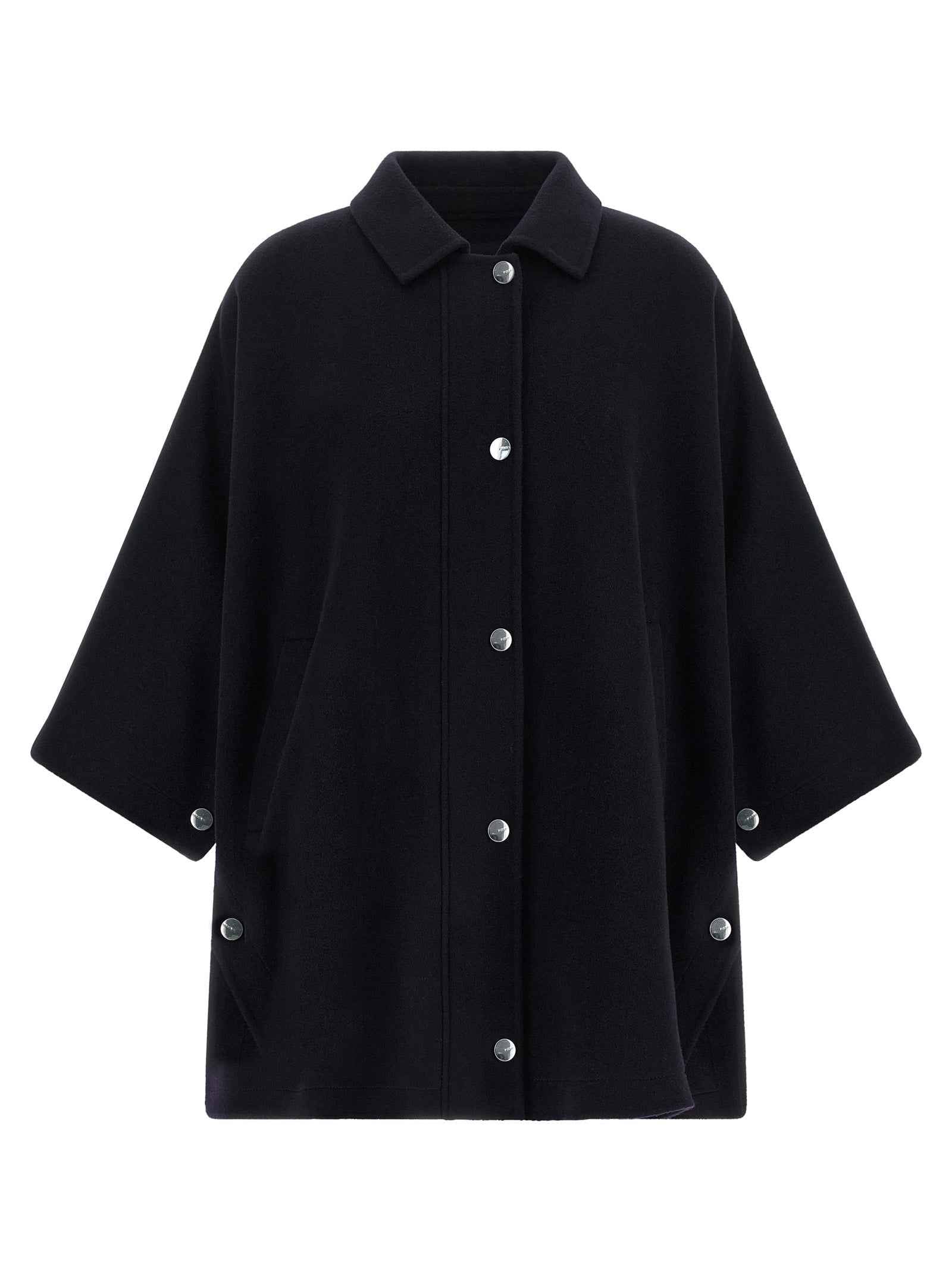 PINKO Blue Wool Coat