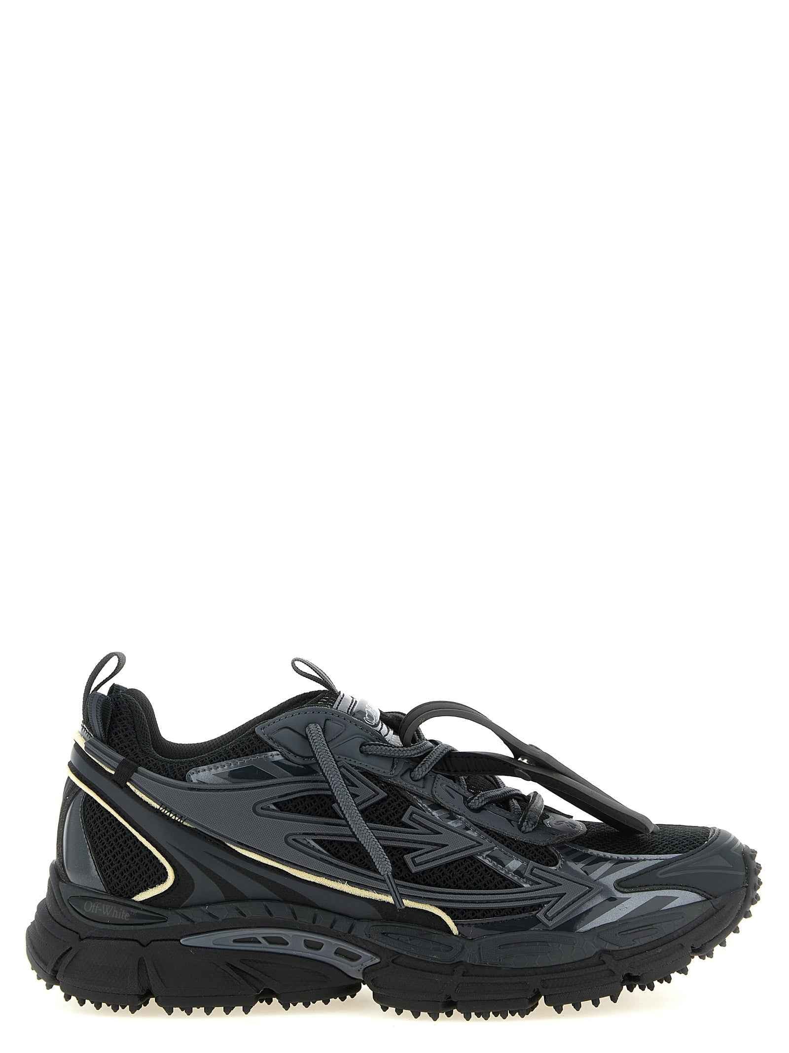 Off-White Black Polyethylene Athletic Sneakers