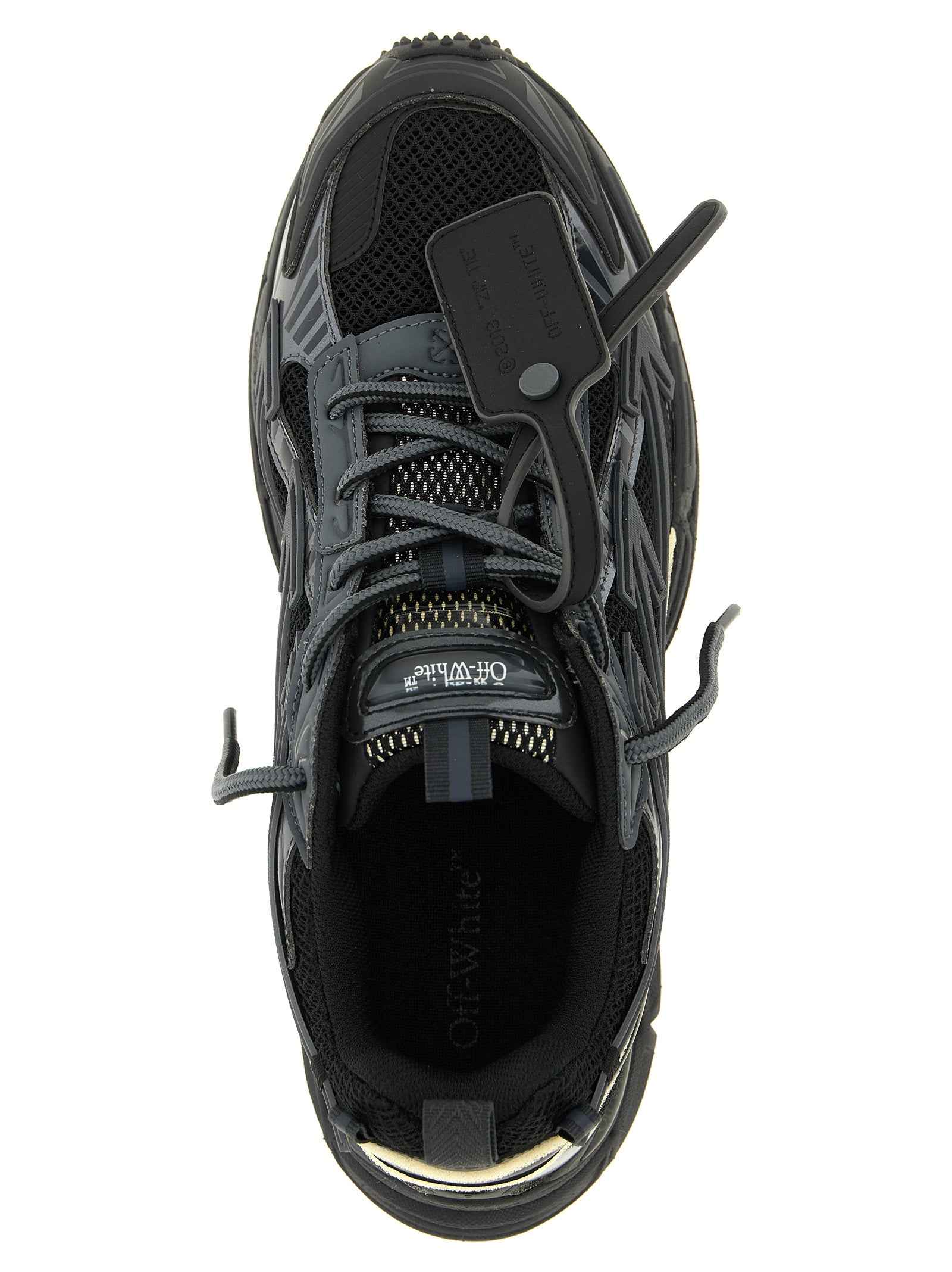 Off-White Black Polyethylene Athletic Sneakers
