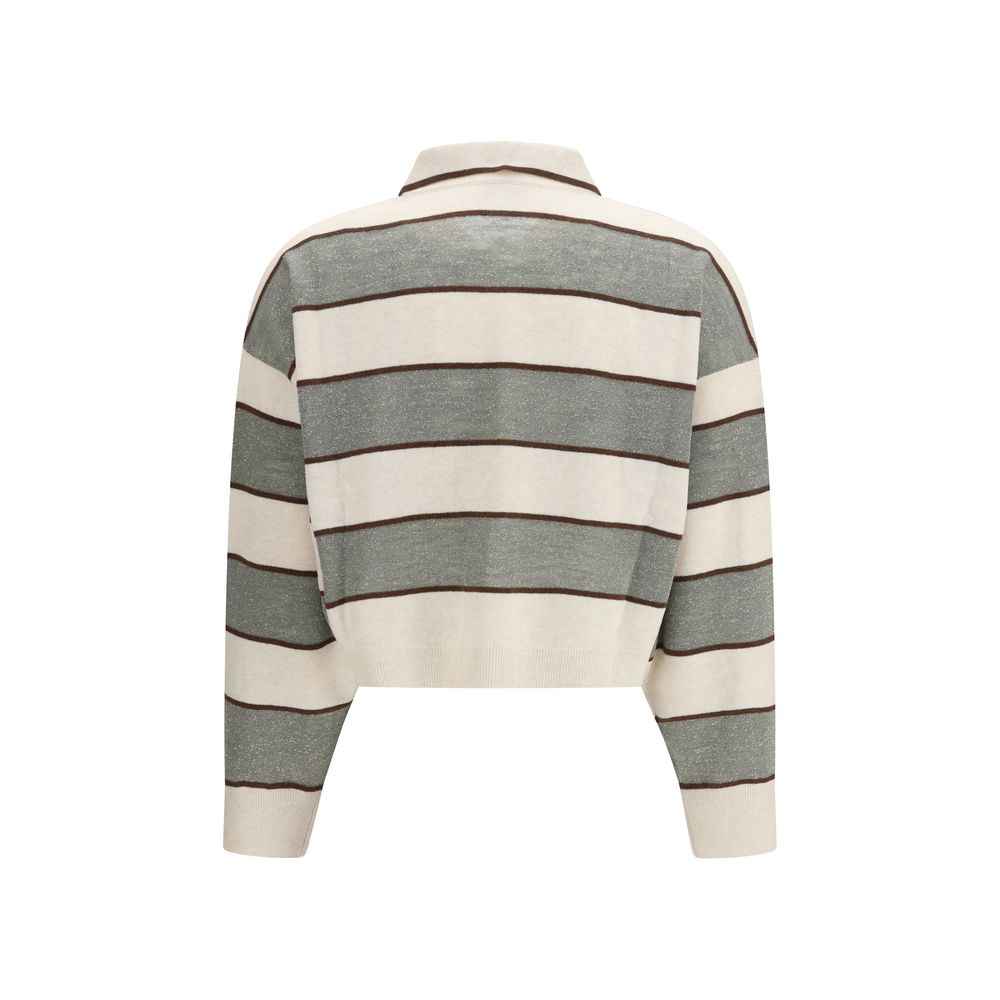 Brunello Cucinelli Multicolor Wool Oves Aries T-Shirt