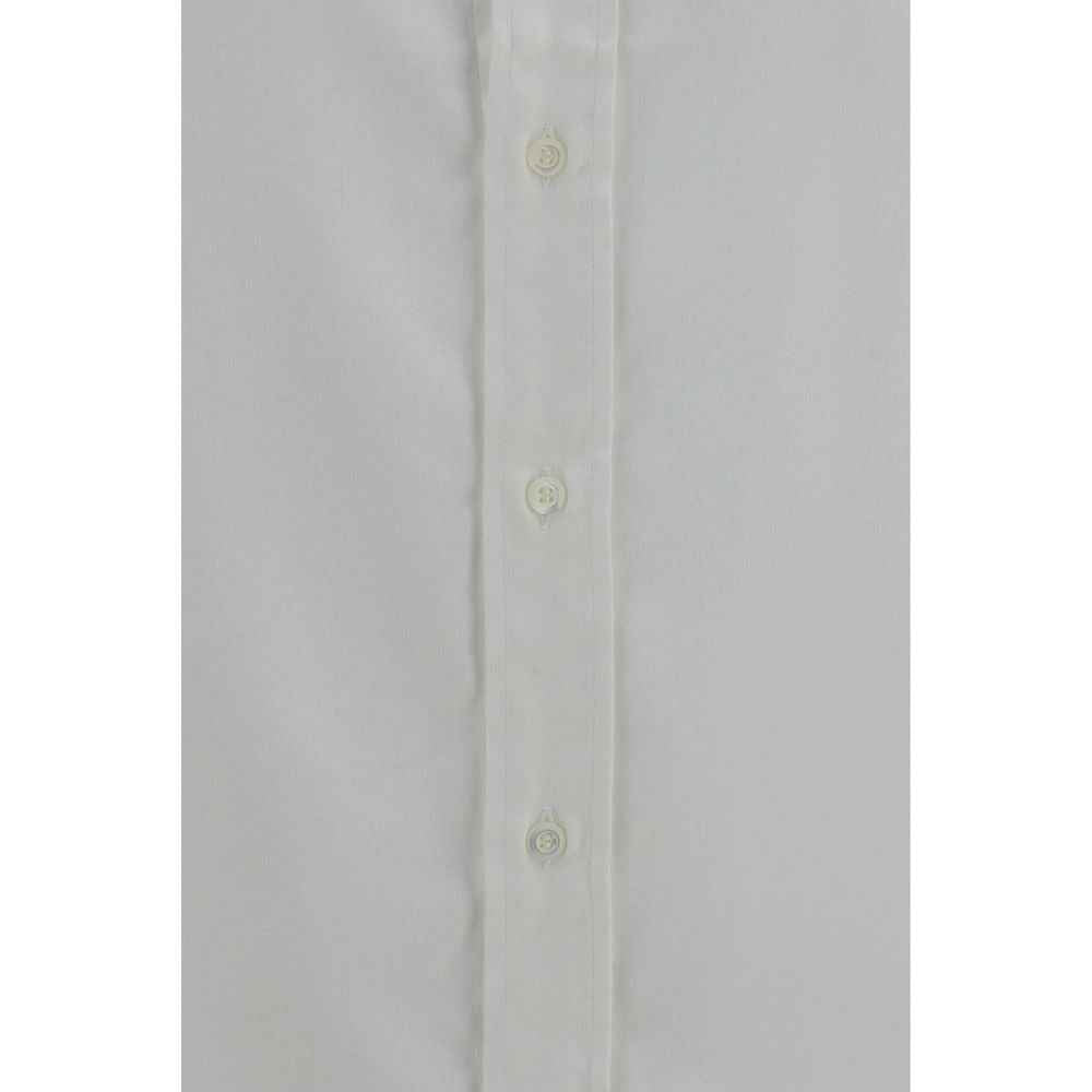 Brunello Cucinelli White Cotton Dress Shirt