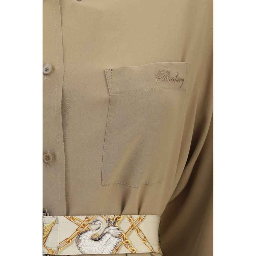 Burberry Beige Silk Casual Dress
