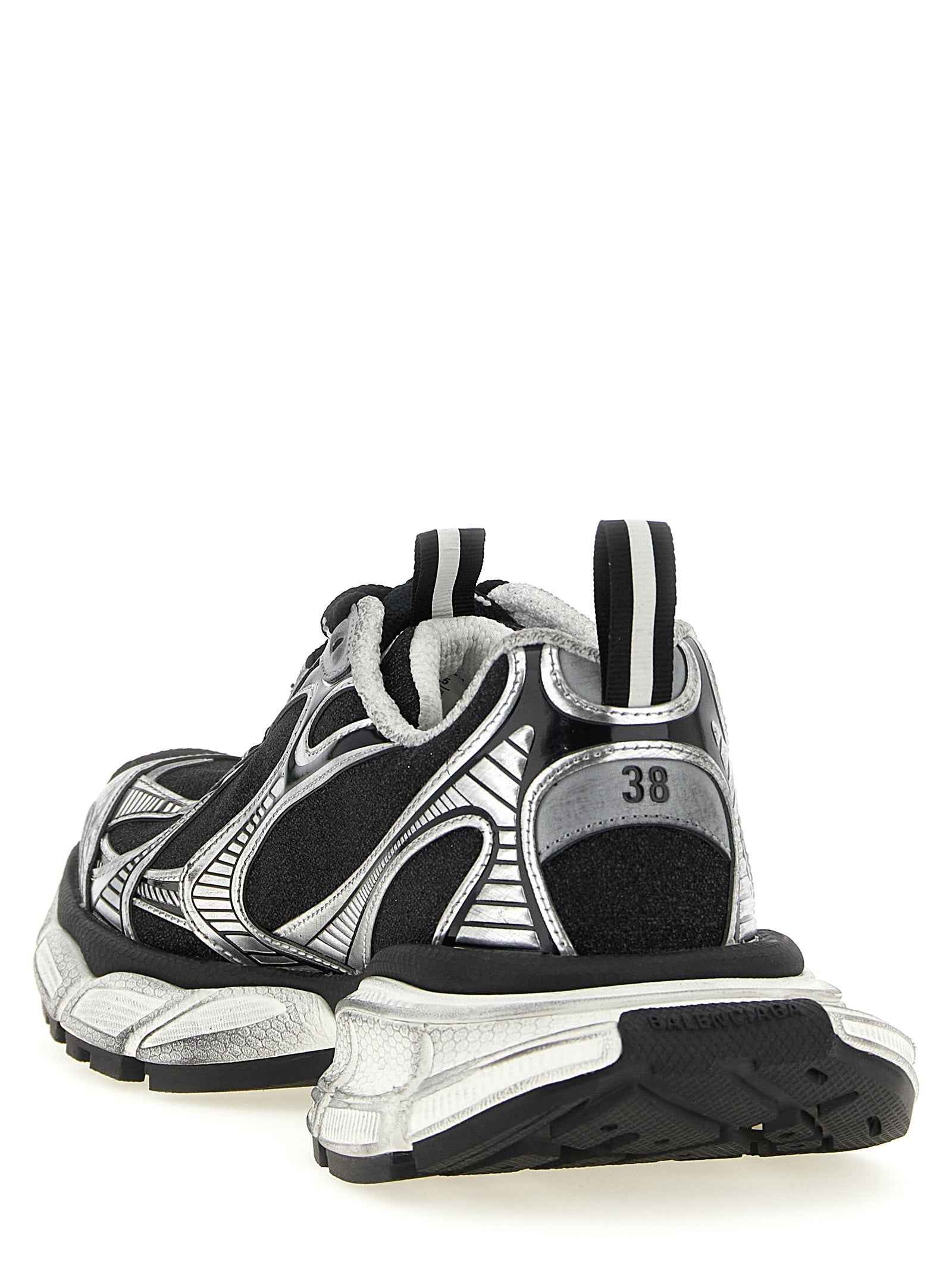 Balenciaga Black Polyethylene Athletic Sneakers