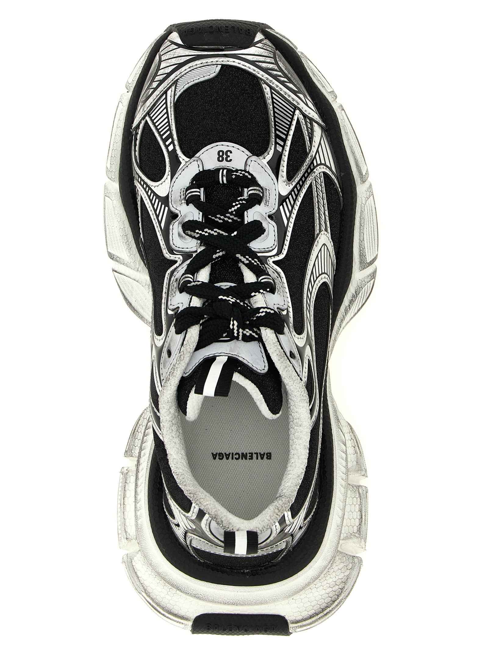 Balenciaga Black Polyethylene Athletic Sneakers