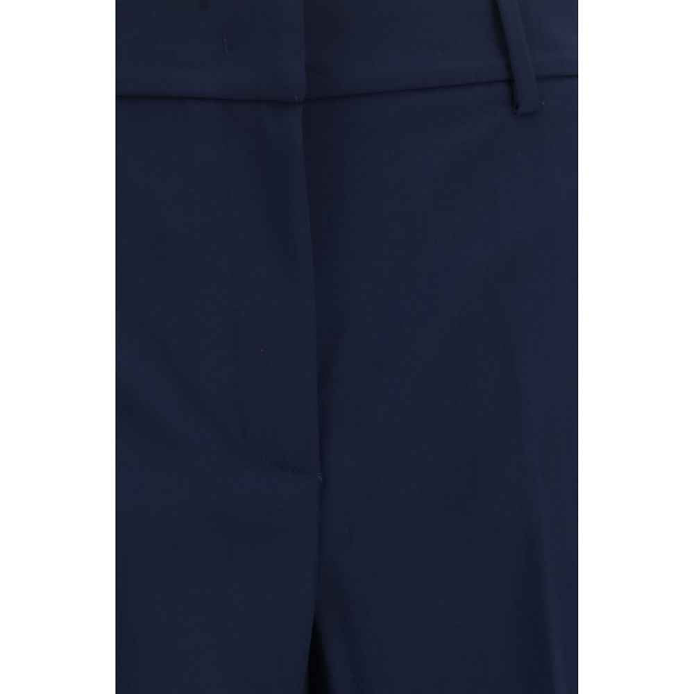 Max Mara Blue Wool Oves Aries Casual Pants