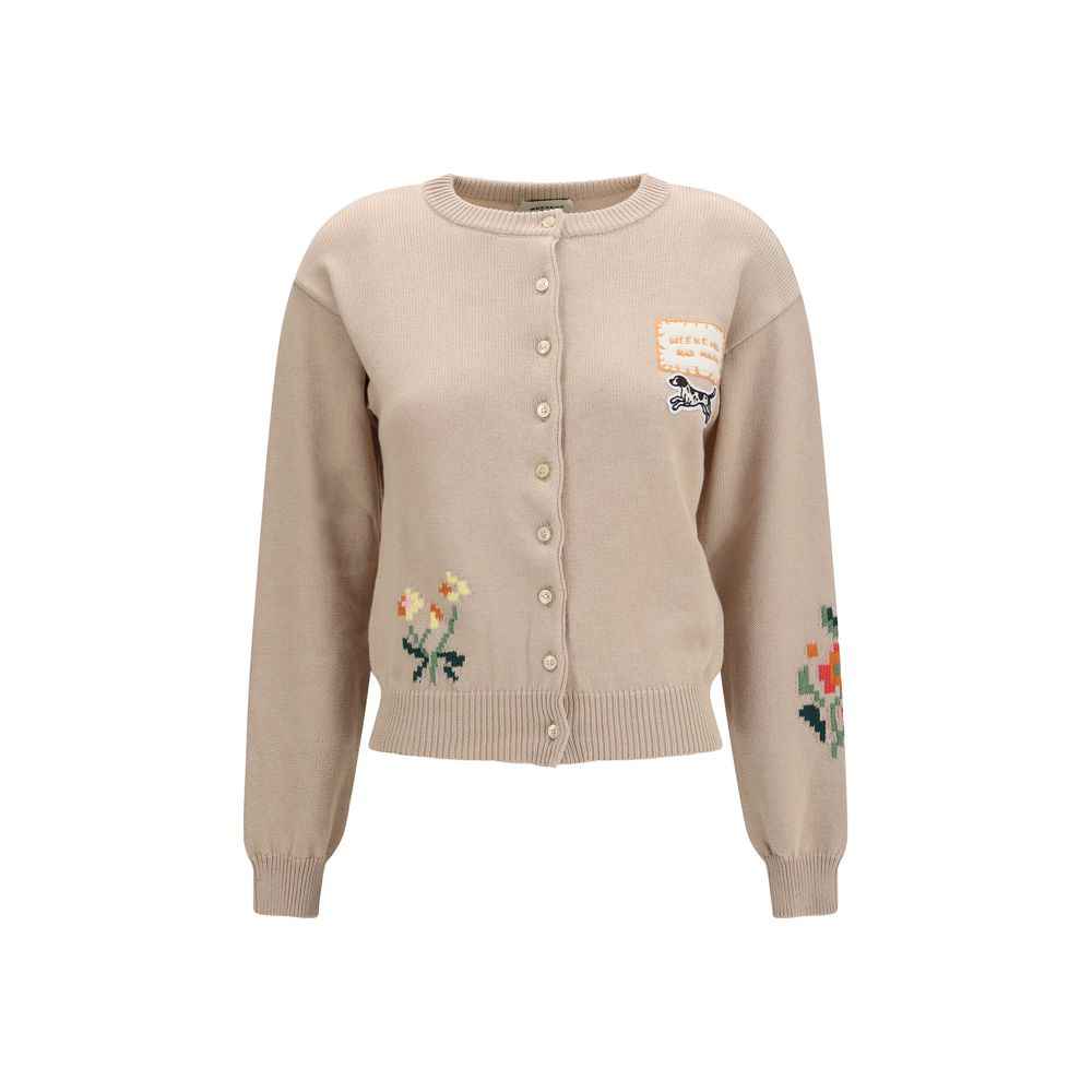 Max Mara Beige Cotton Cardigan