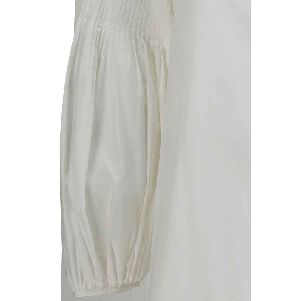 Max Mara White Cotton Blouse