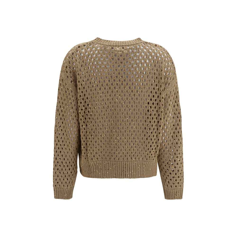 Max Mara Beige Cotton Sweatshirt