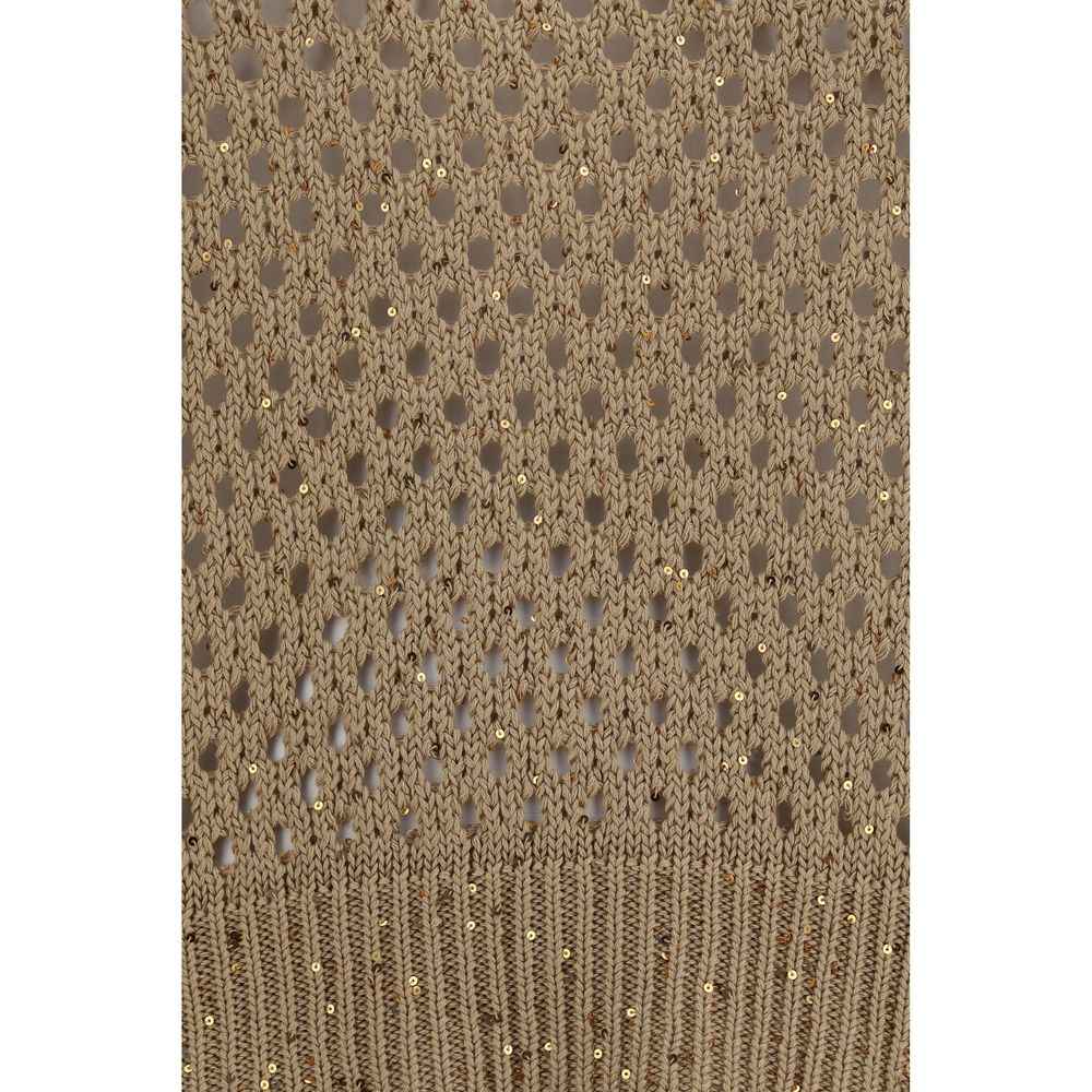 Max Mara Beige Cotton Sweatshirt