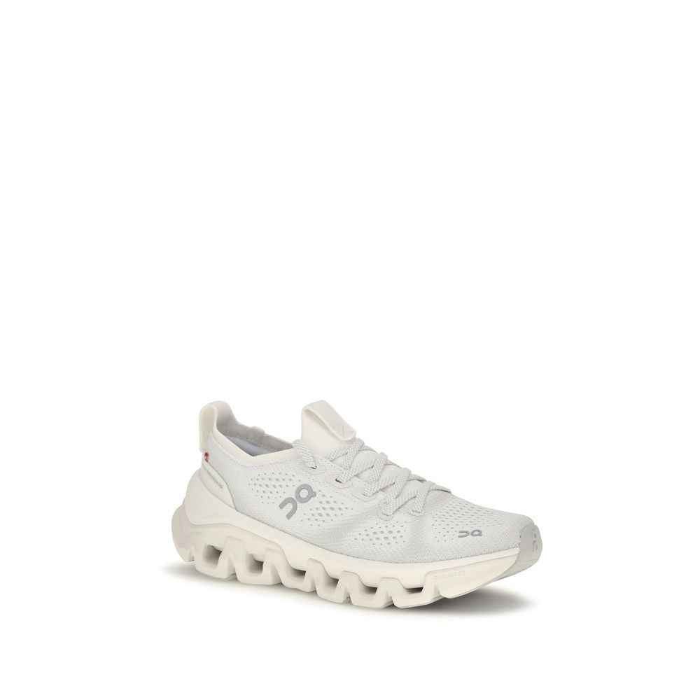 ON White Fabric Athletic Sneakers