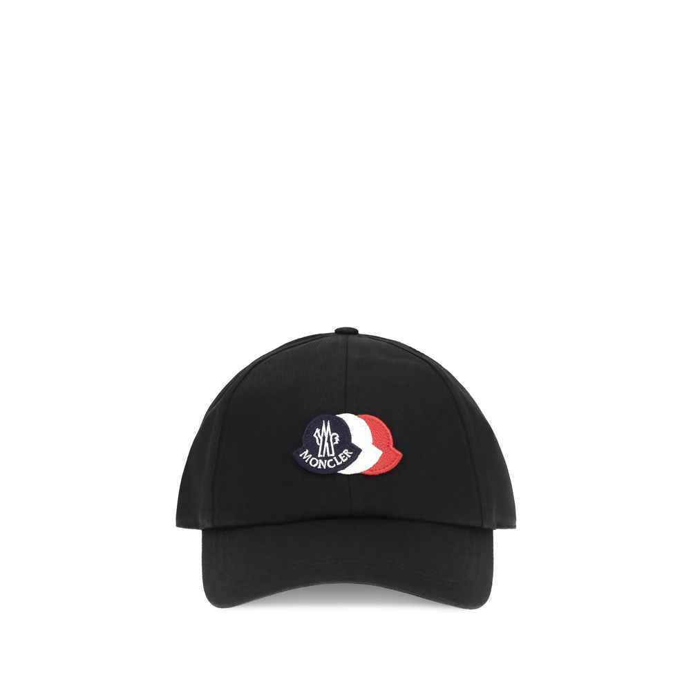 Moncler Black Cotton Cap (Baseball Hat)