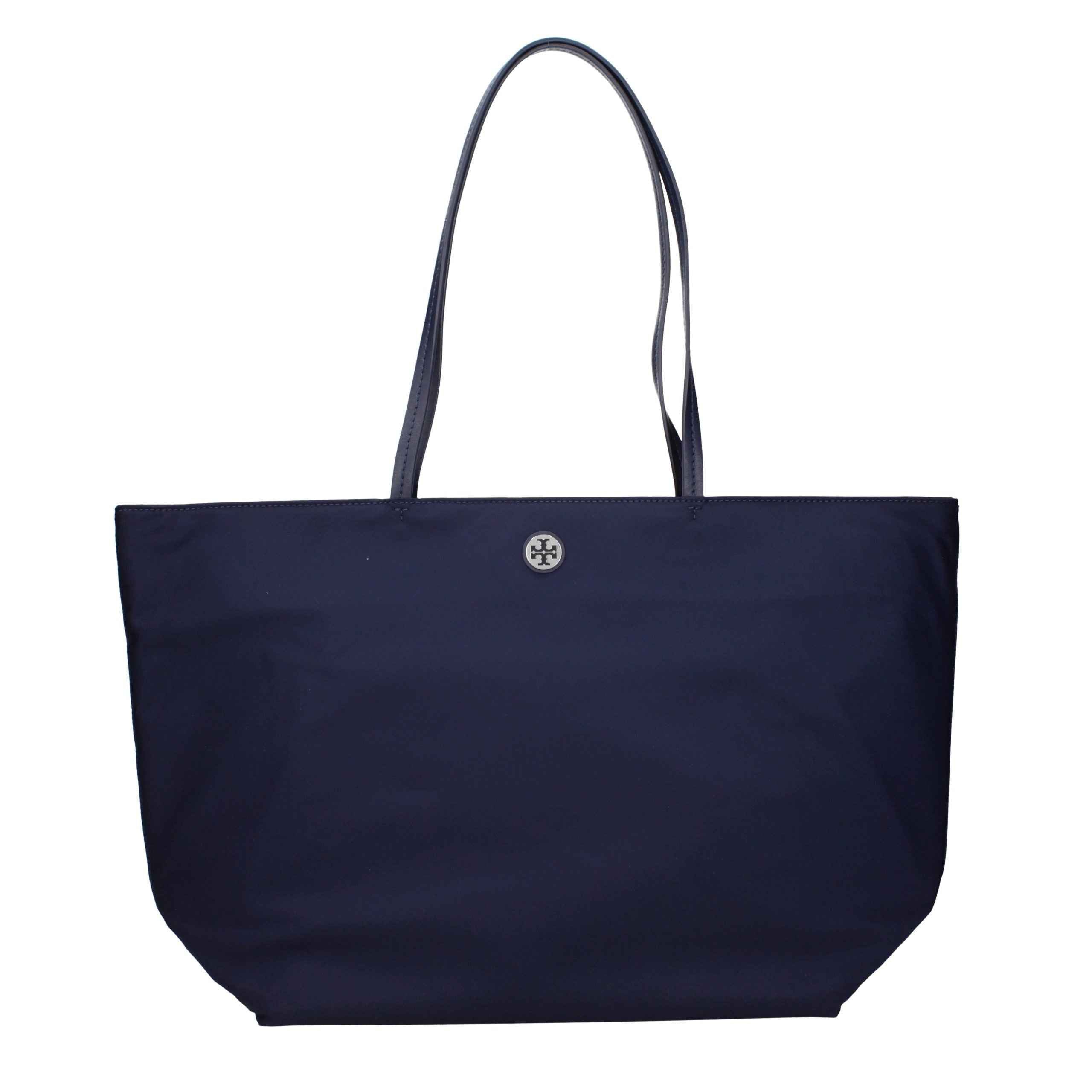 Tory Burch Blue Fabric Shoulder Bag
