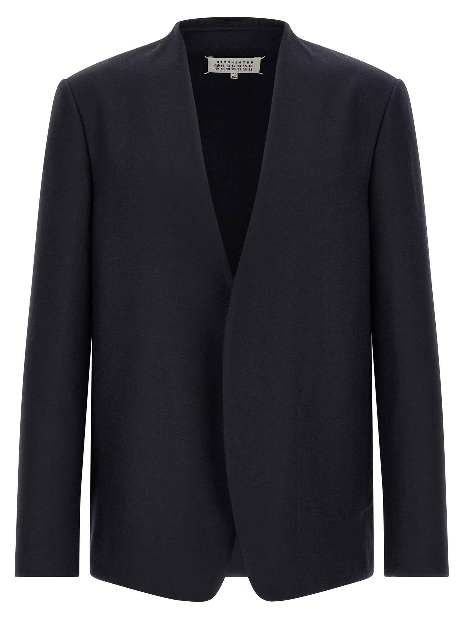 Maison Margiela Blue Virgin Wool Blazer