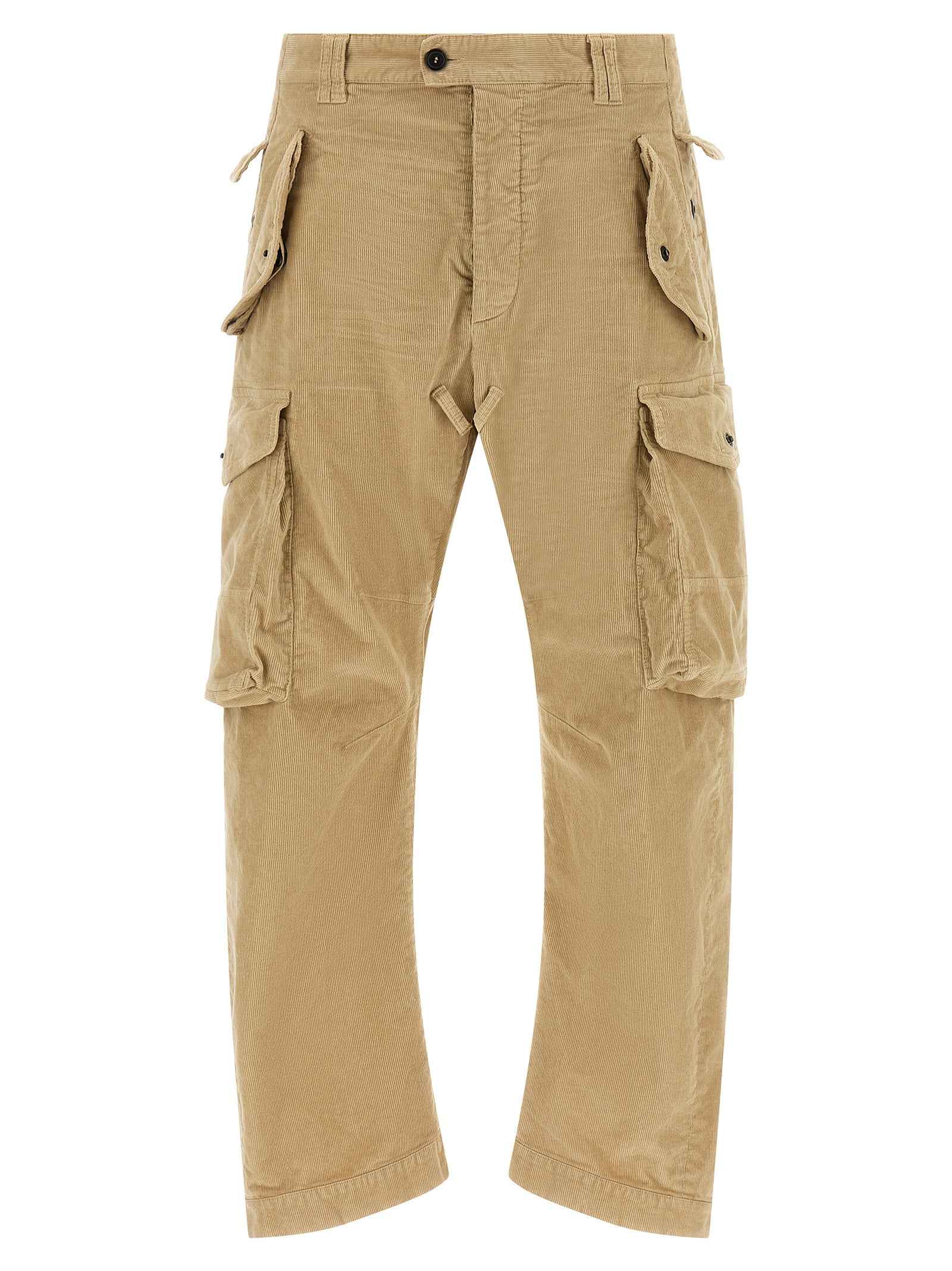 Dsquared² Beige Cotton Cargo Pants
