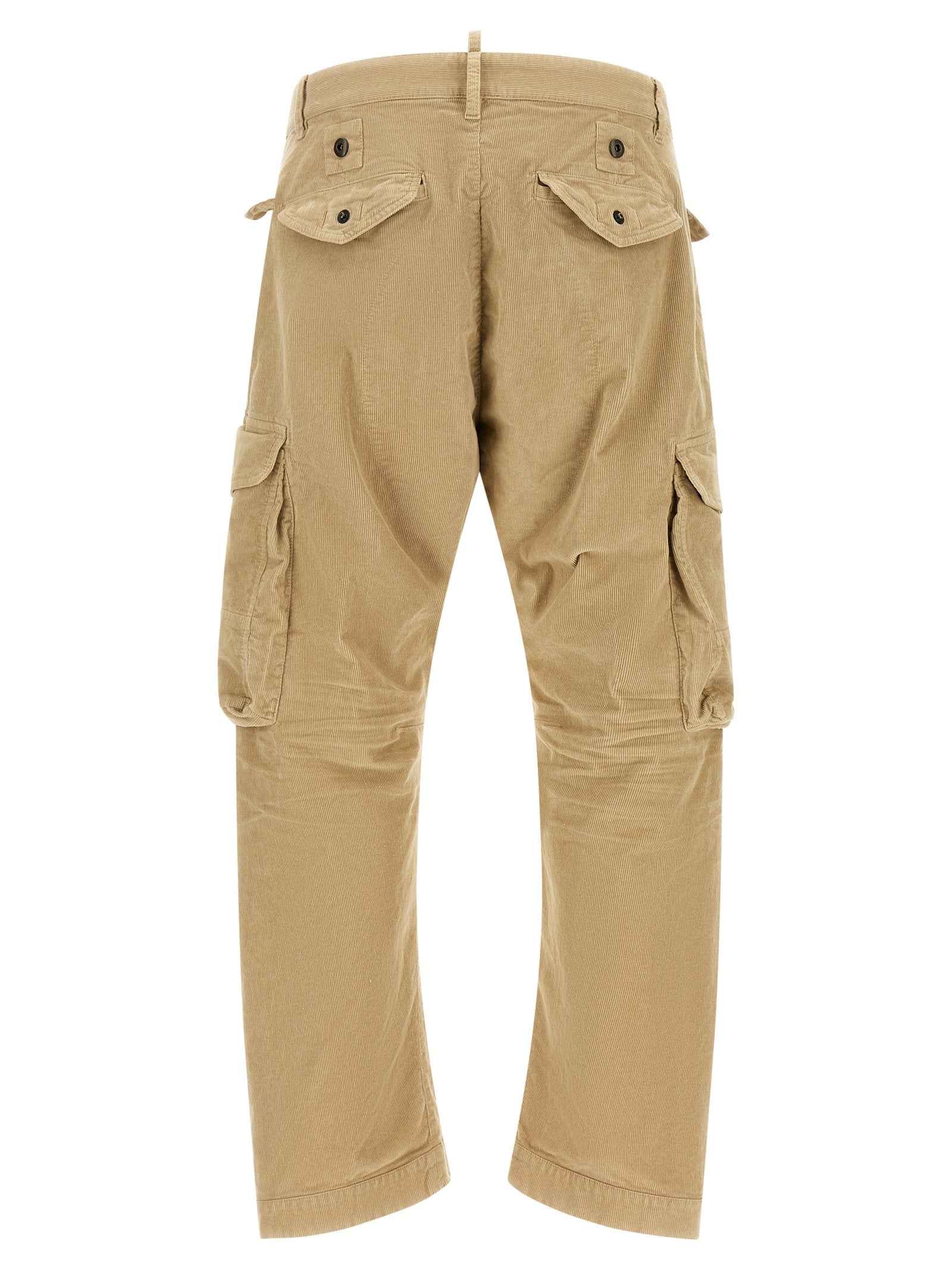 Dsquared² Beige Cotton Cargo Pants