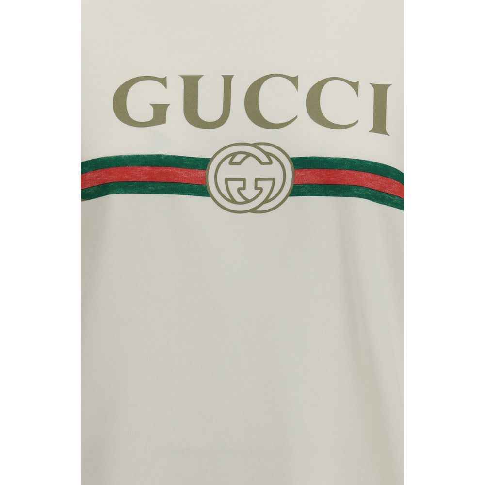 Gucci White Cotton Sweatshirt