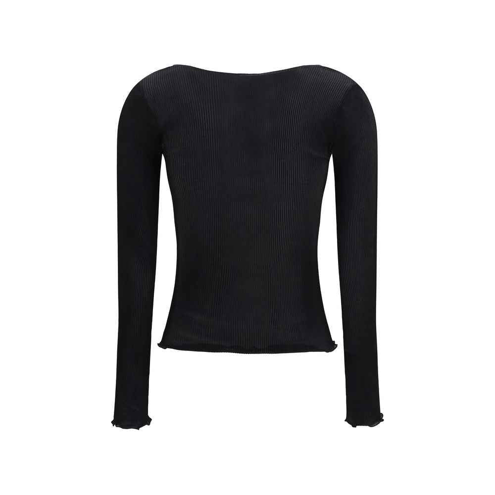 Saint Laurent Black Silk Blouse
