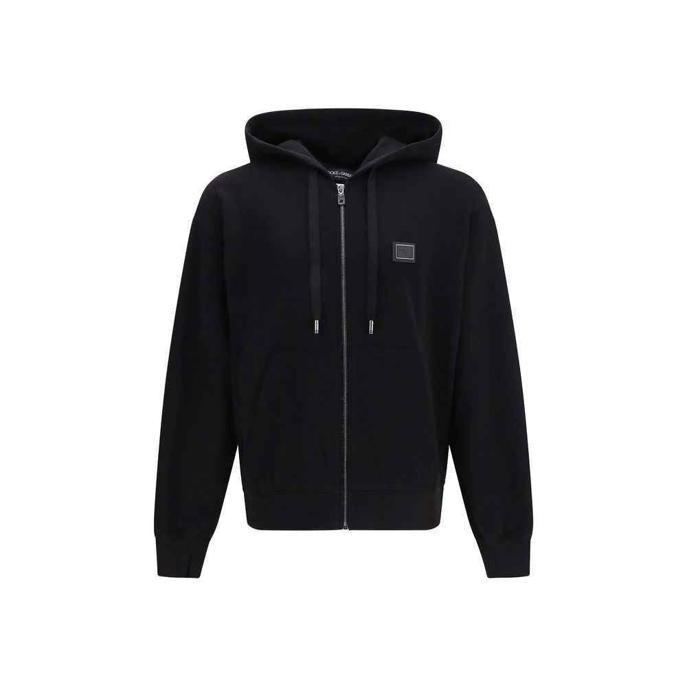 Dolce & Gabbana Black Cotton Sweatshirt