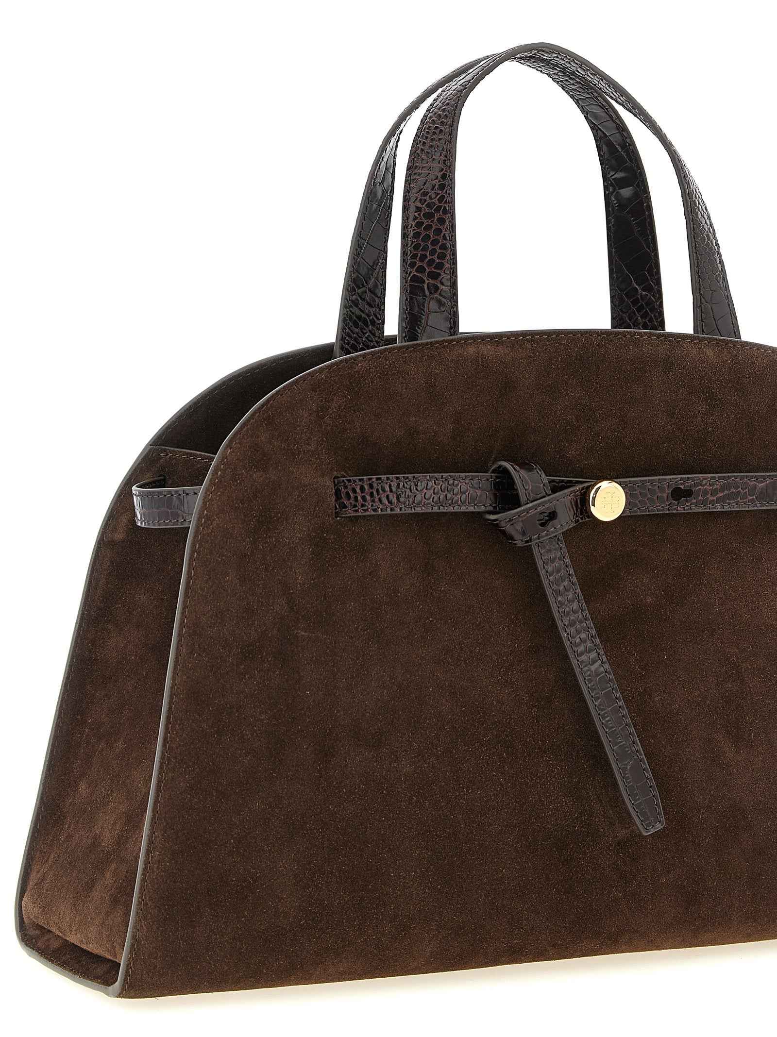 Tory Burch Brown Bovine Leather Crossbody Bag