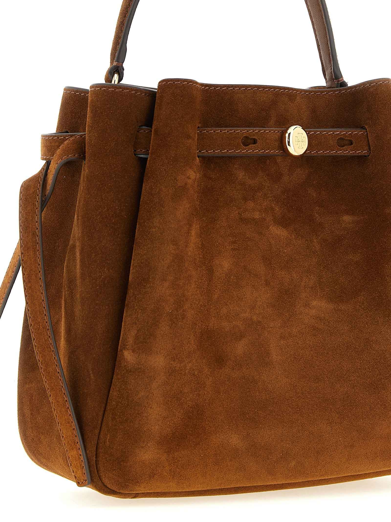 Tory Burch Brown Bovine Leather Crossbody Bag