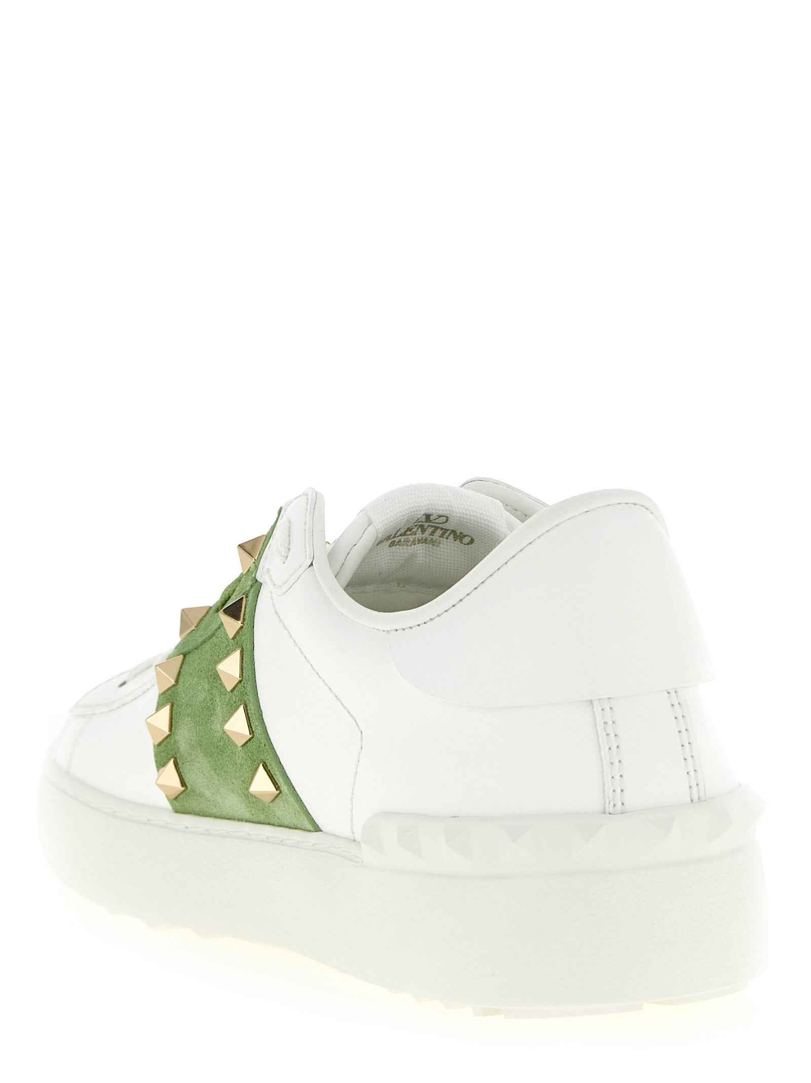 Valentino Garavani Bicolor Calfskin Low Top Sneakers