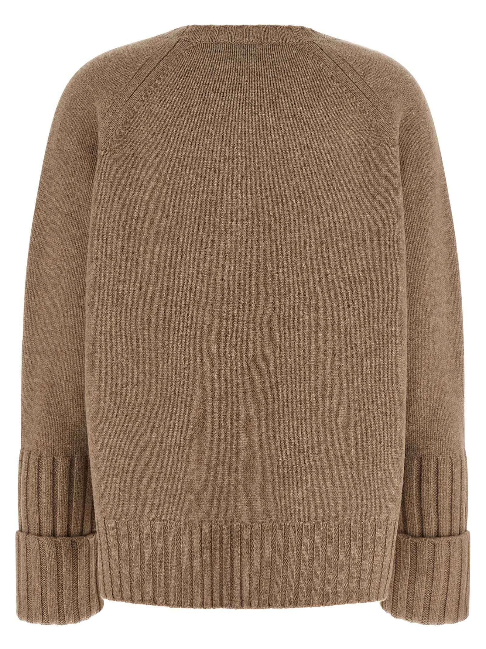 Tory Burch Beige Wool Cardigan