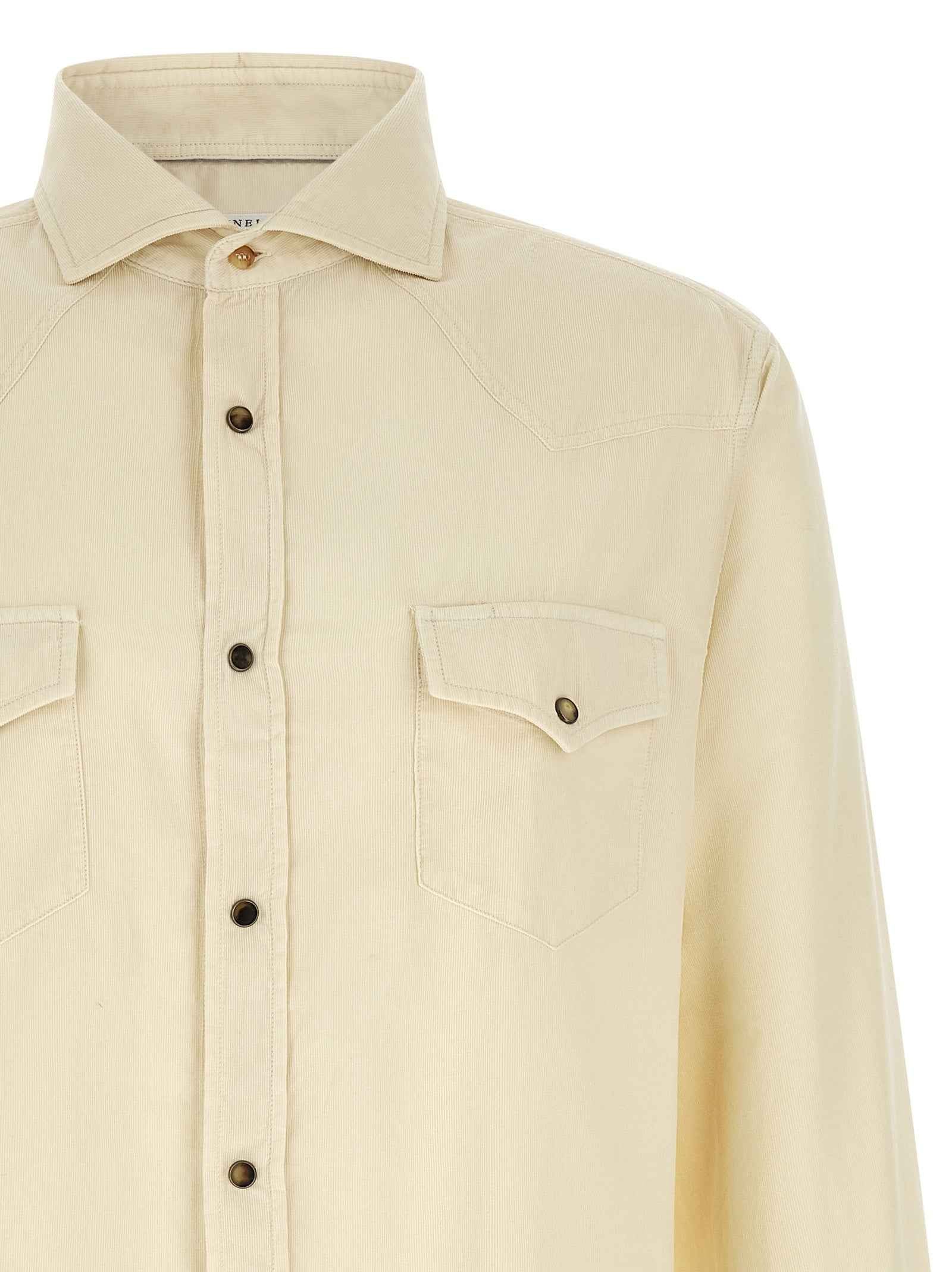 Brunello Cucinelli White Cotton Blouse