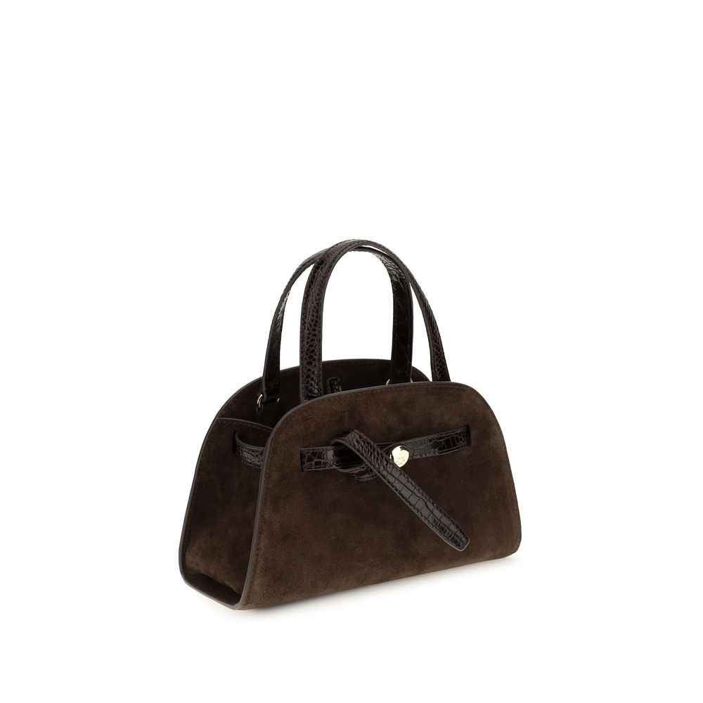 Tory Burch Brown Suede Leather Shoulder Bag