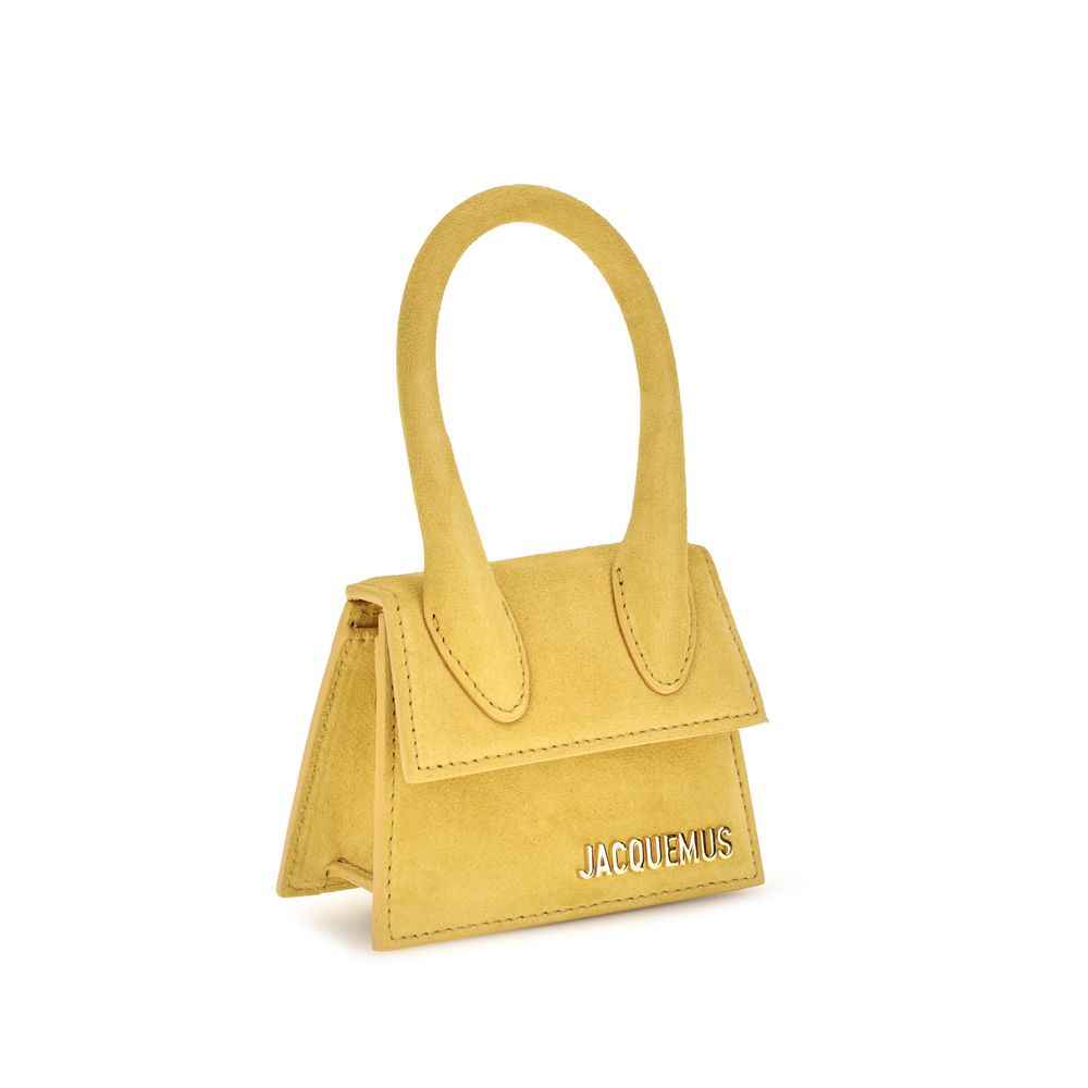 Jacquemus Bicolor Calf Leather Bos Taurus Shoulder Bag
