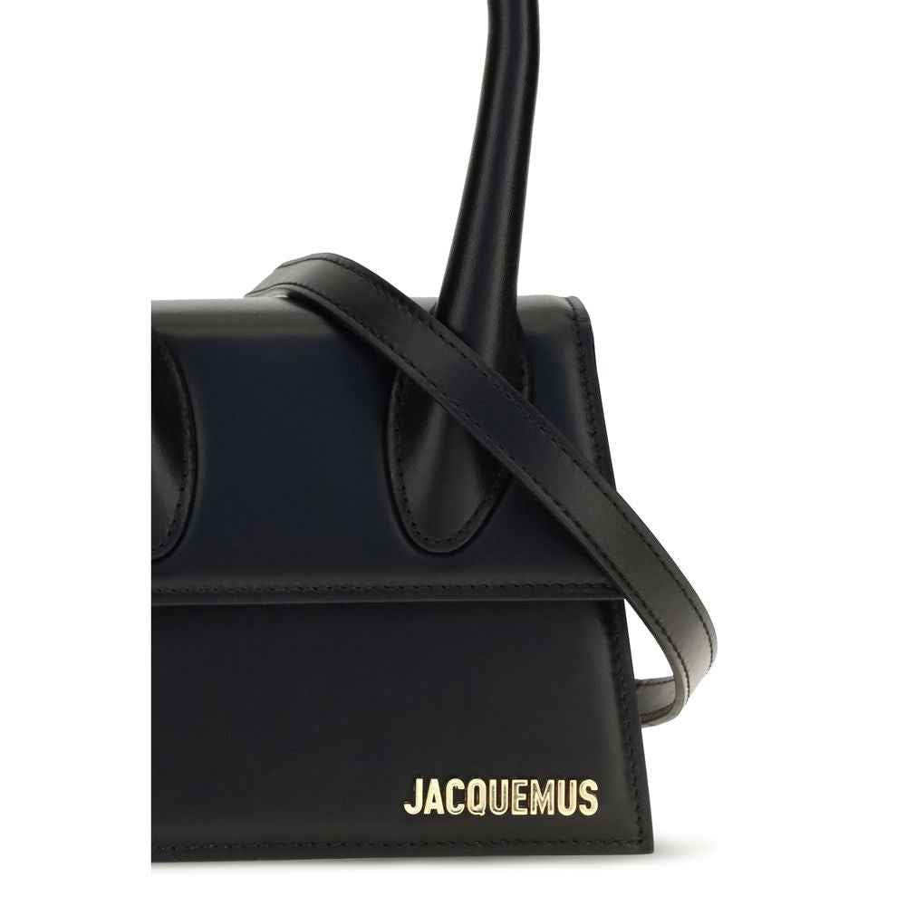 Jacquemus Black Calf Leather Bos Taurus Handbag