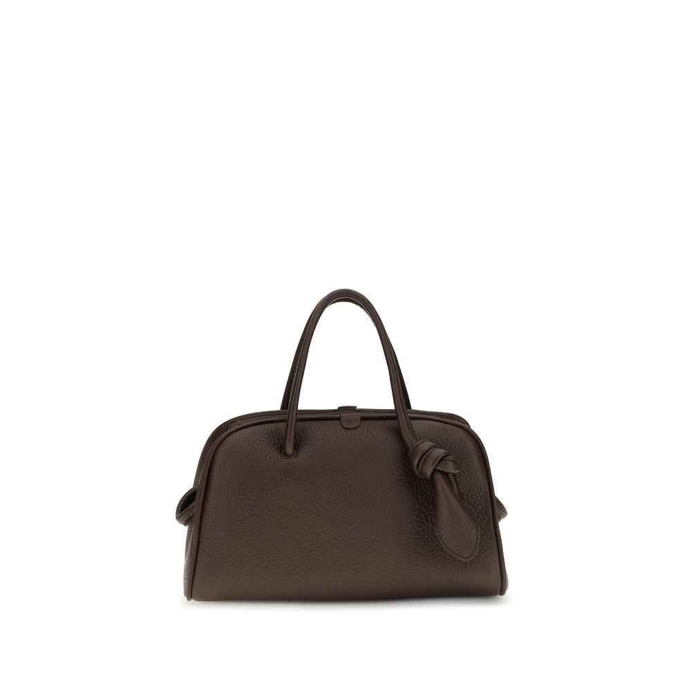 Jacquemus Brown Calf Leather Bos Taurus Handbag