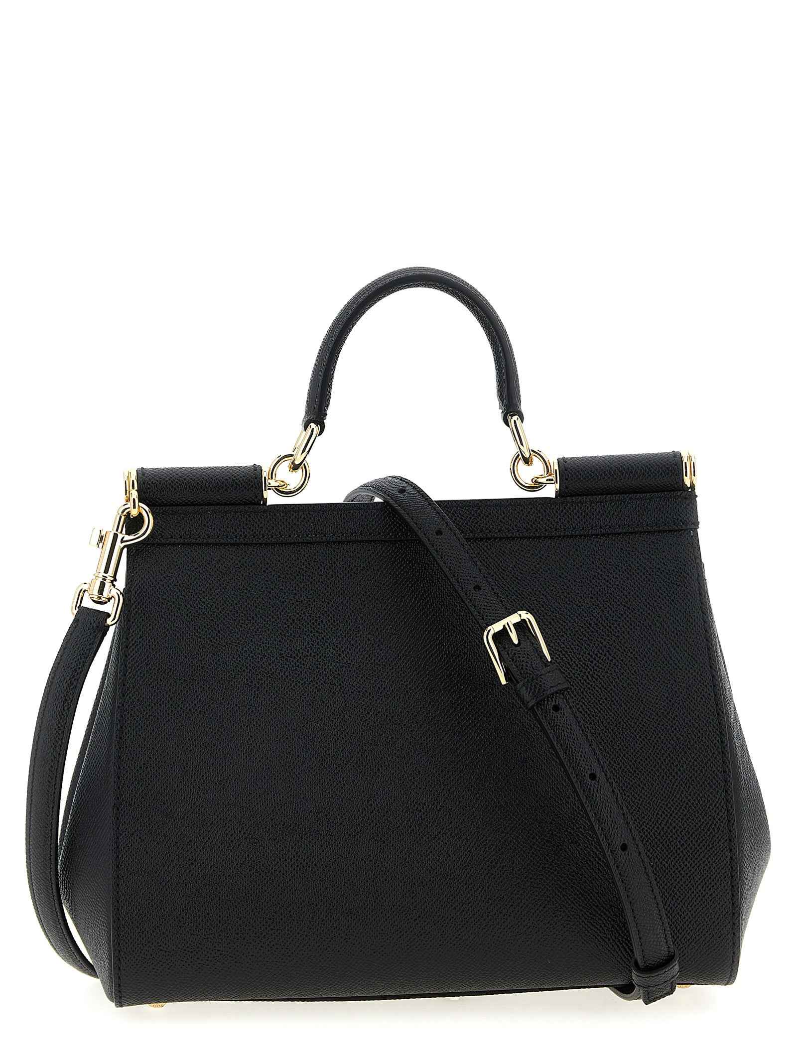 Dolce & Gabbana Black Calfskin Handbag