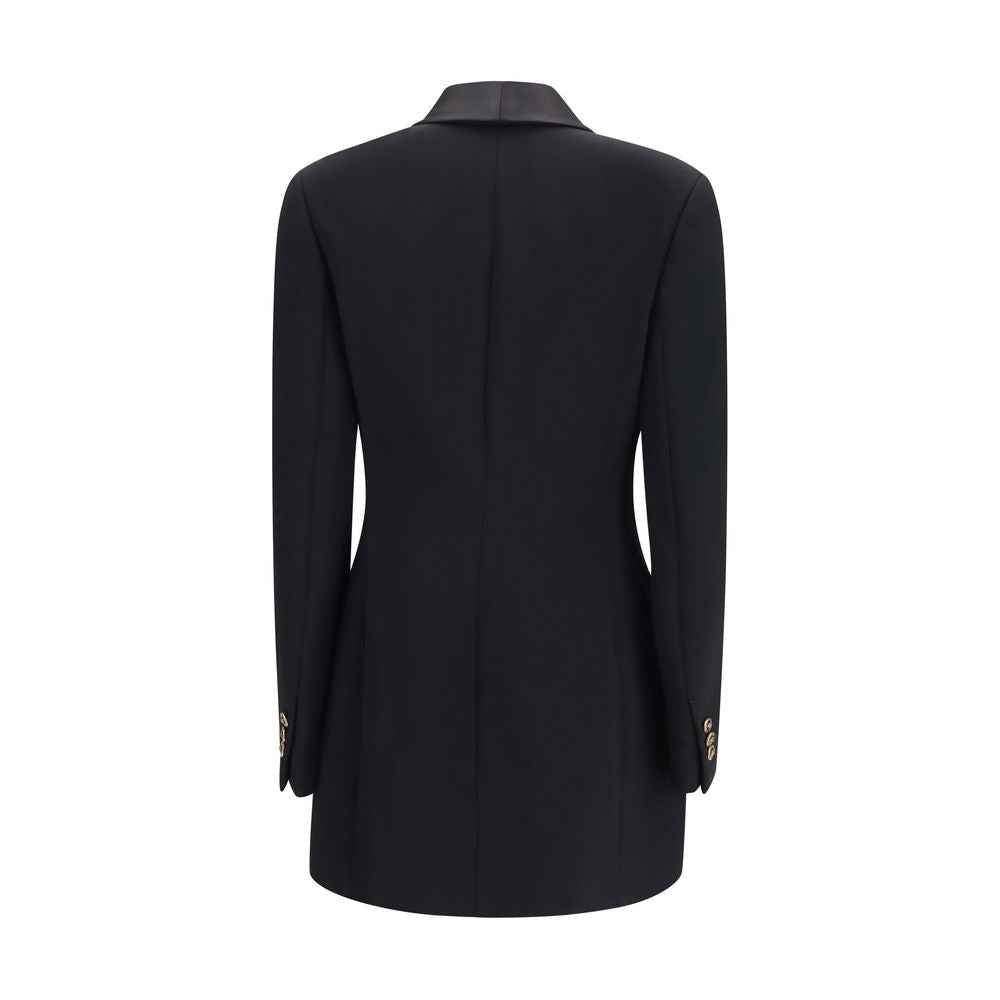 Versace Black Wool Oves Aries Blazer