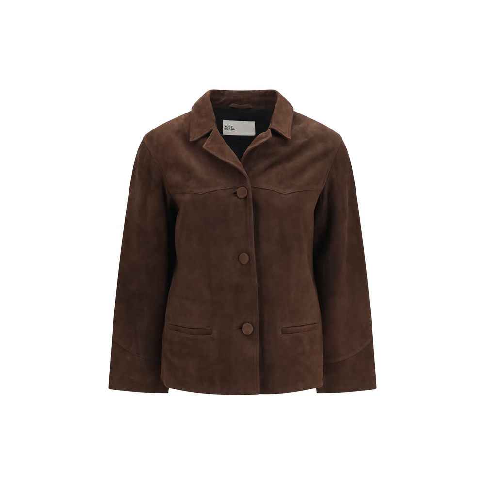 Tory Burch Brown Goatskin Jacket
