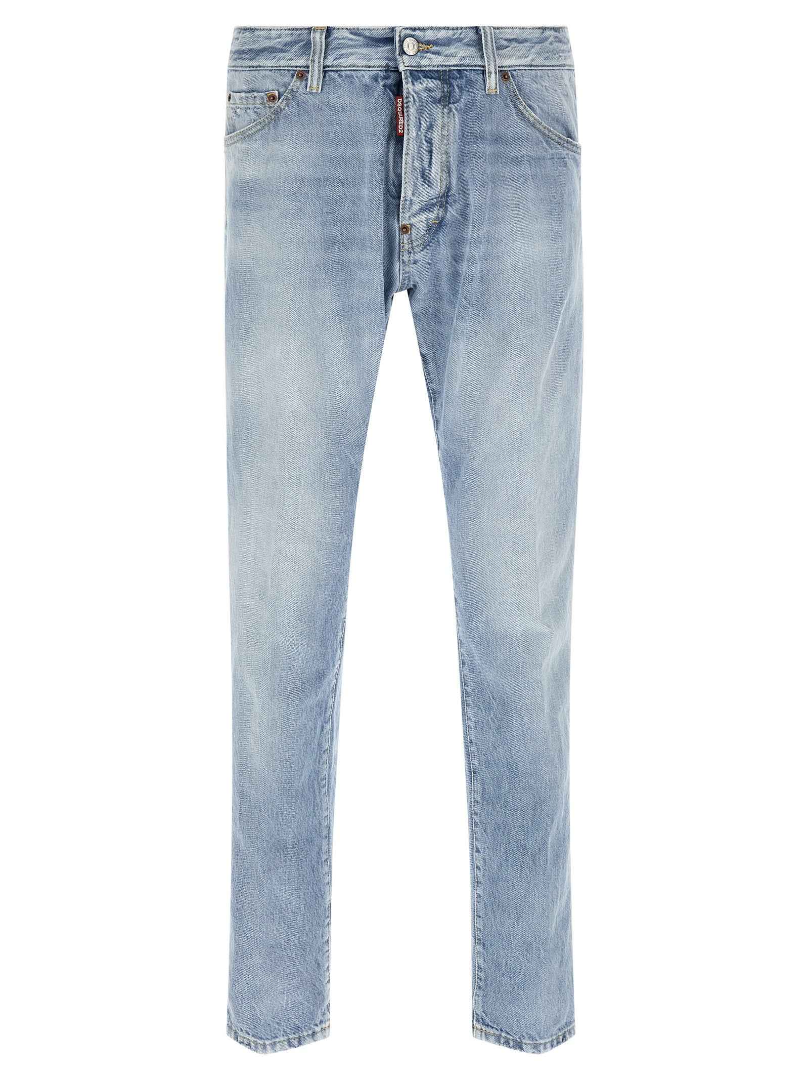Dsquared² Blue Cotton Jeans Denim