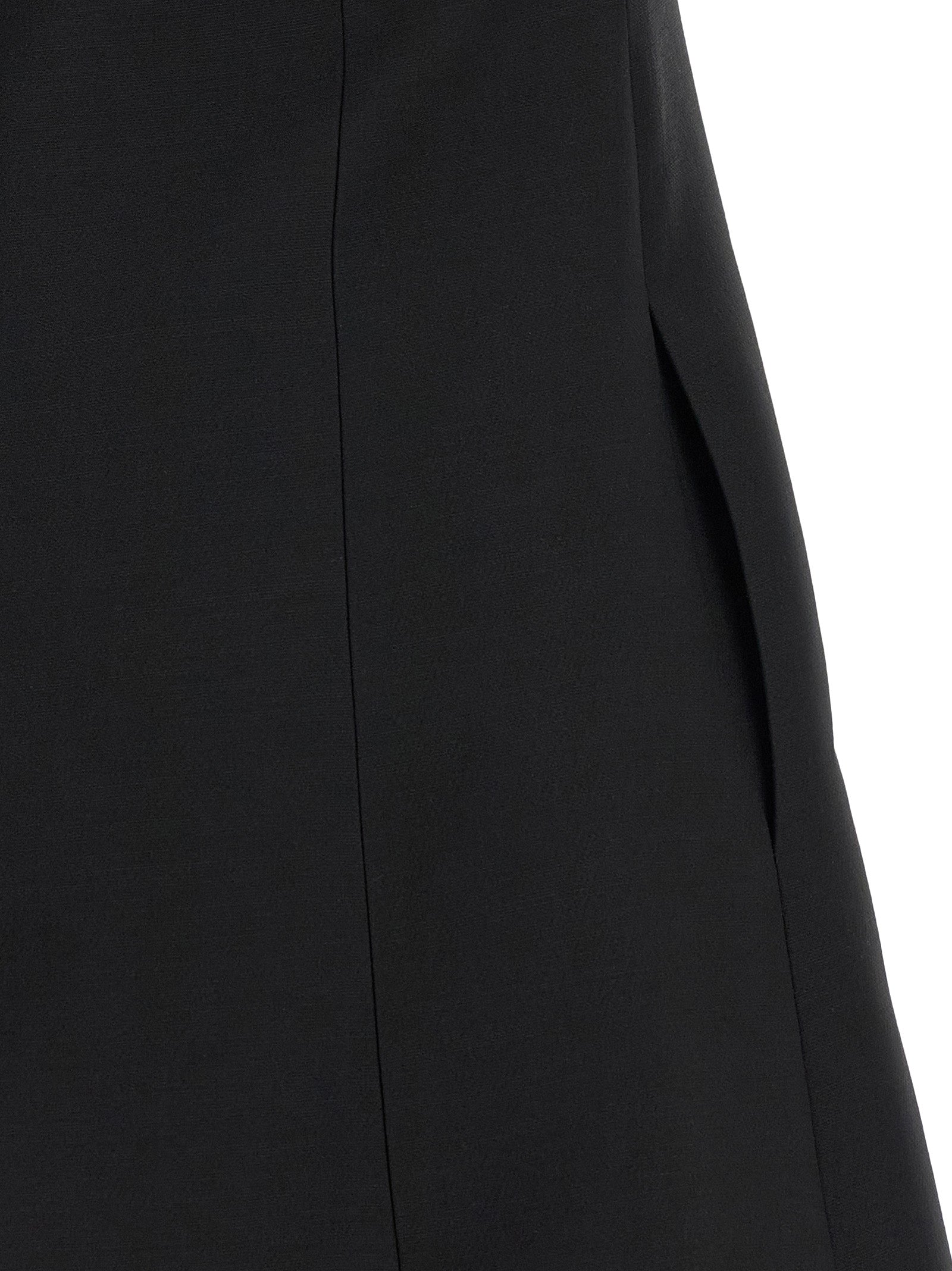 Valentino Garavani Black Virgin Wool Short Dress
