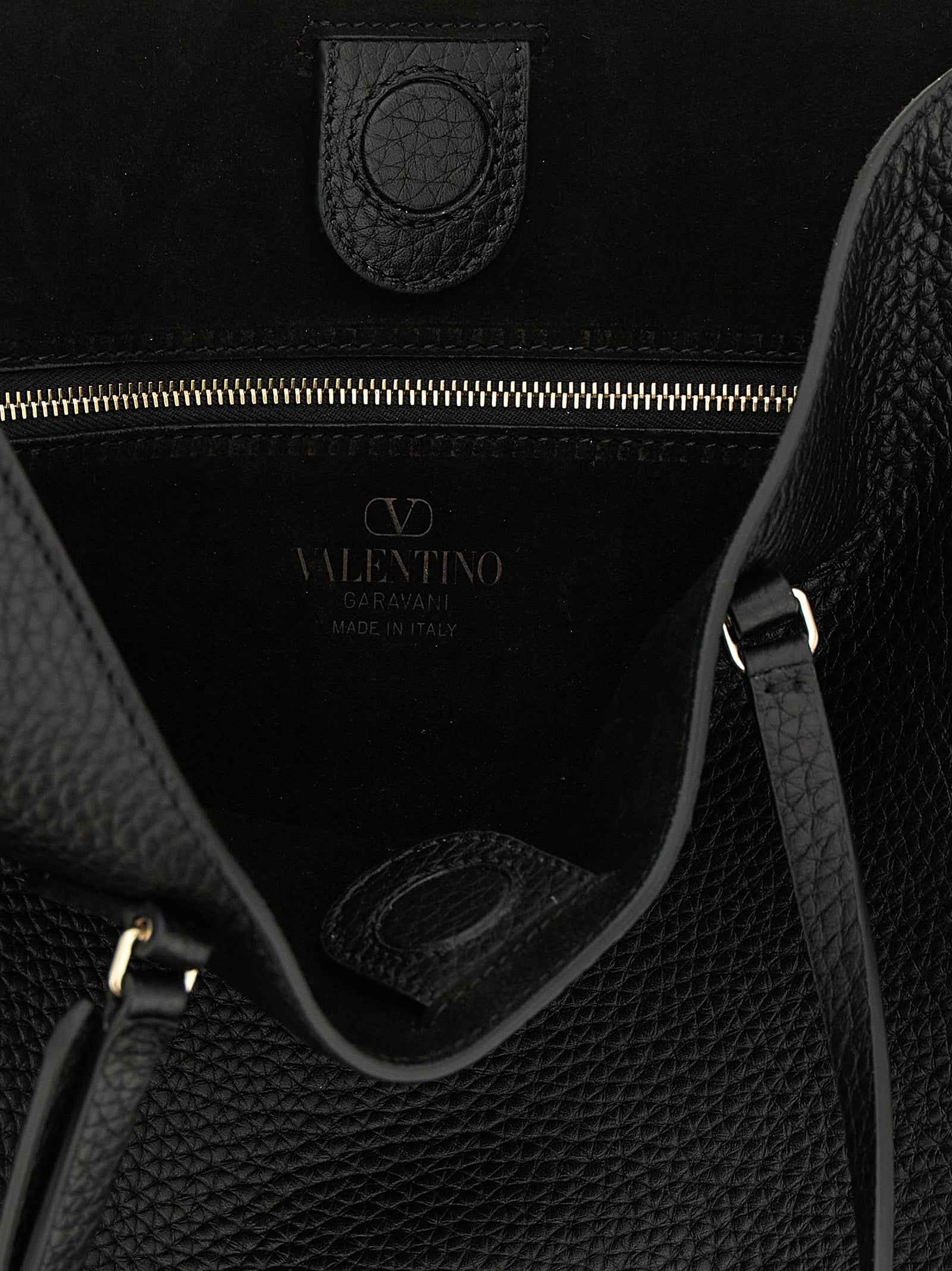 Valentino Garavani Black Calfskin Shoulder Bag
