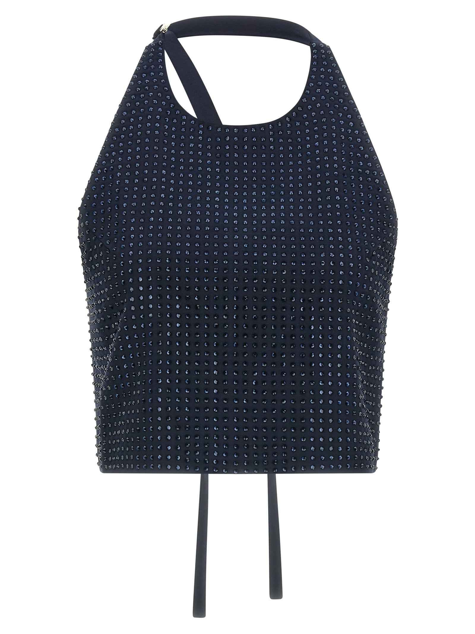 PINKO Blue Polyester Tank Tops