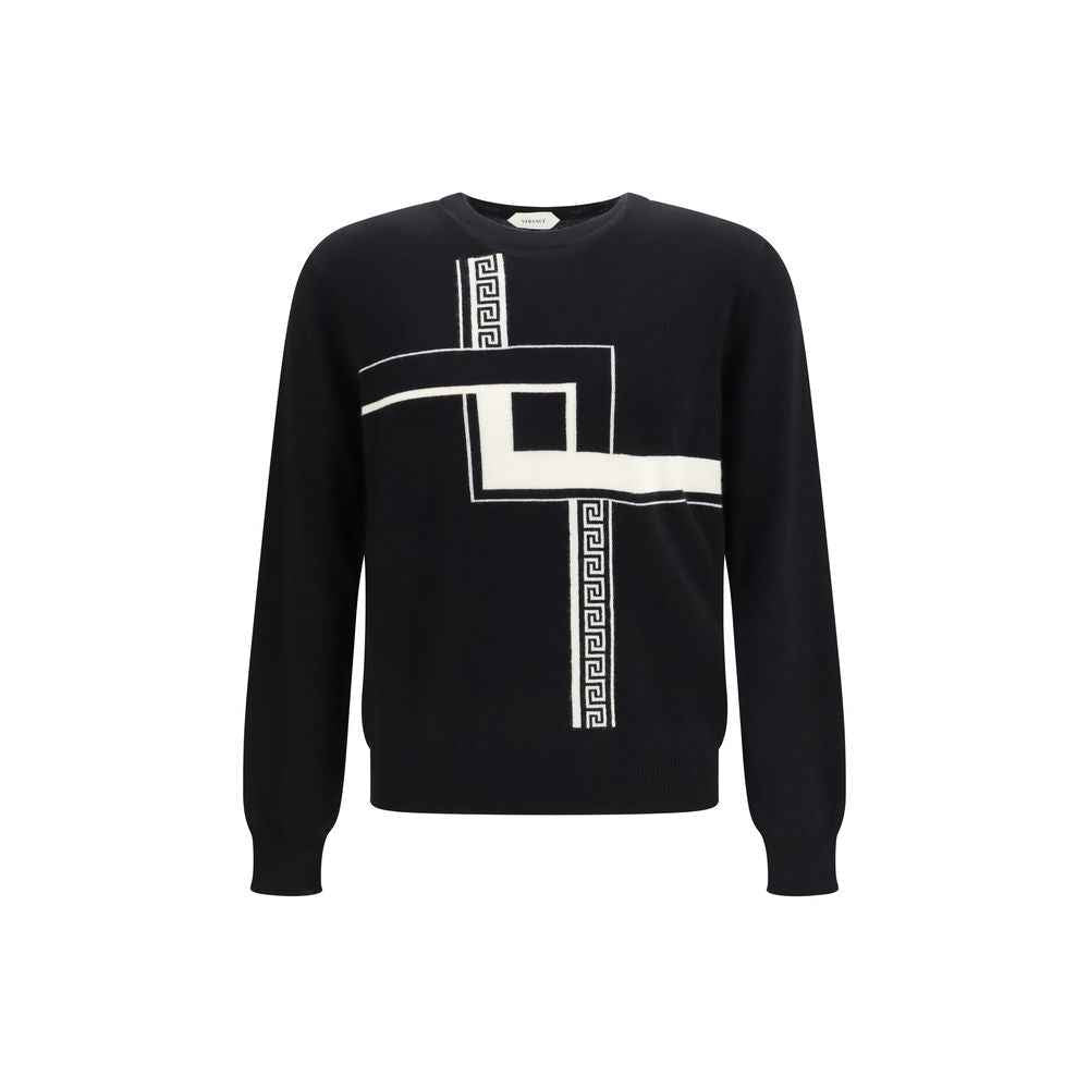 Versace Black Cashmere Sweater