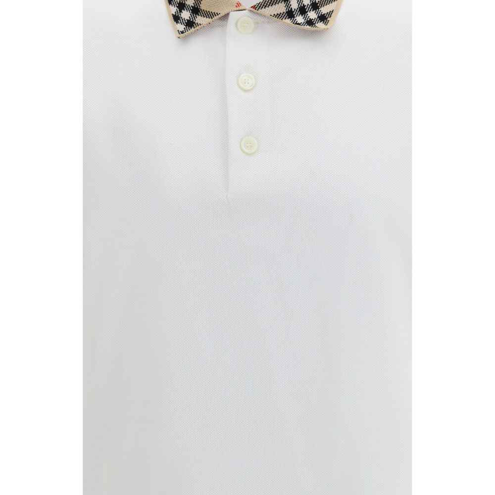 Burberry White Cotton Top