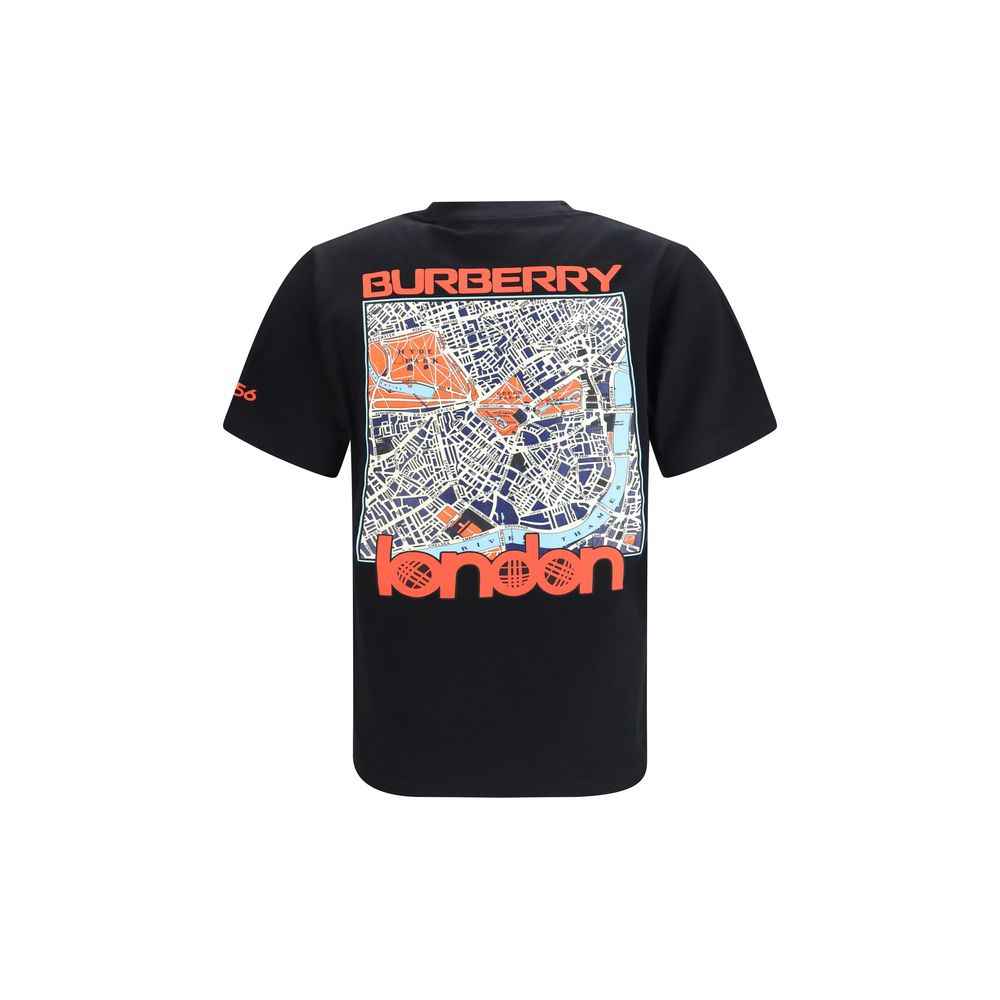 Burberry Black Cotton T-Shirt
