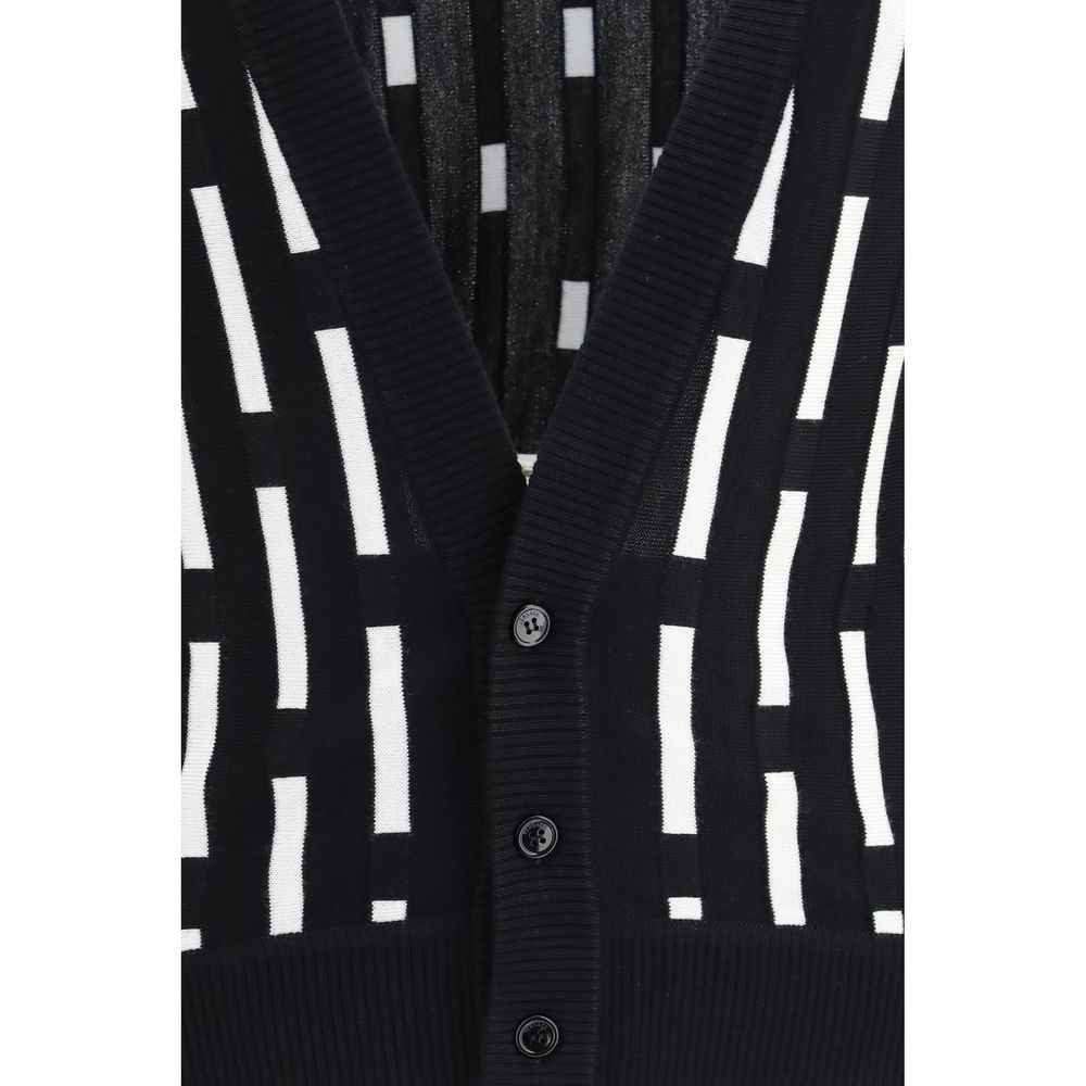Versace Multicolor Wool Oves Aries Cardigan