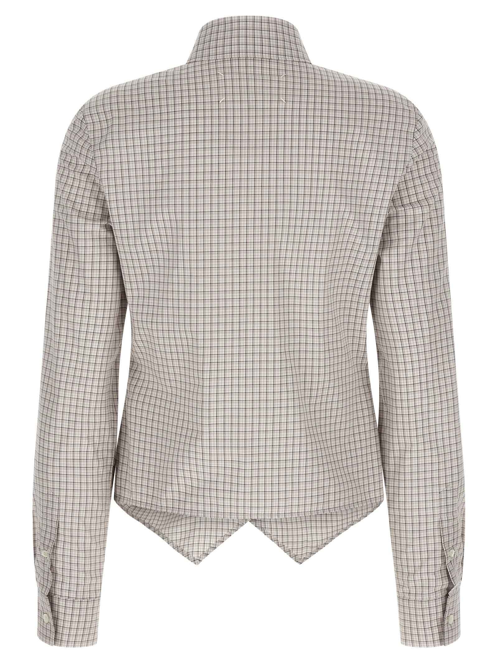 Maison Margiela Beige Cotton Blouse