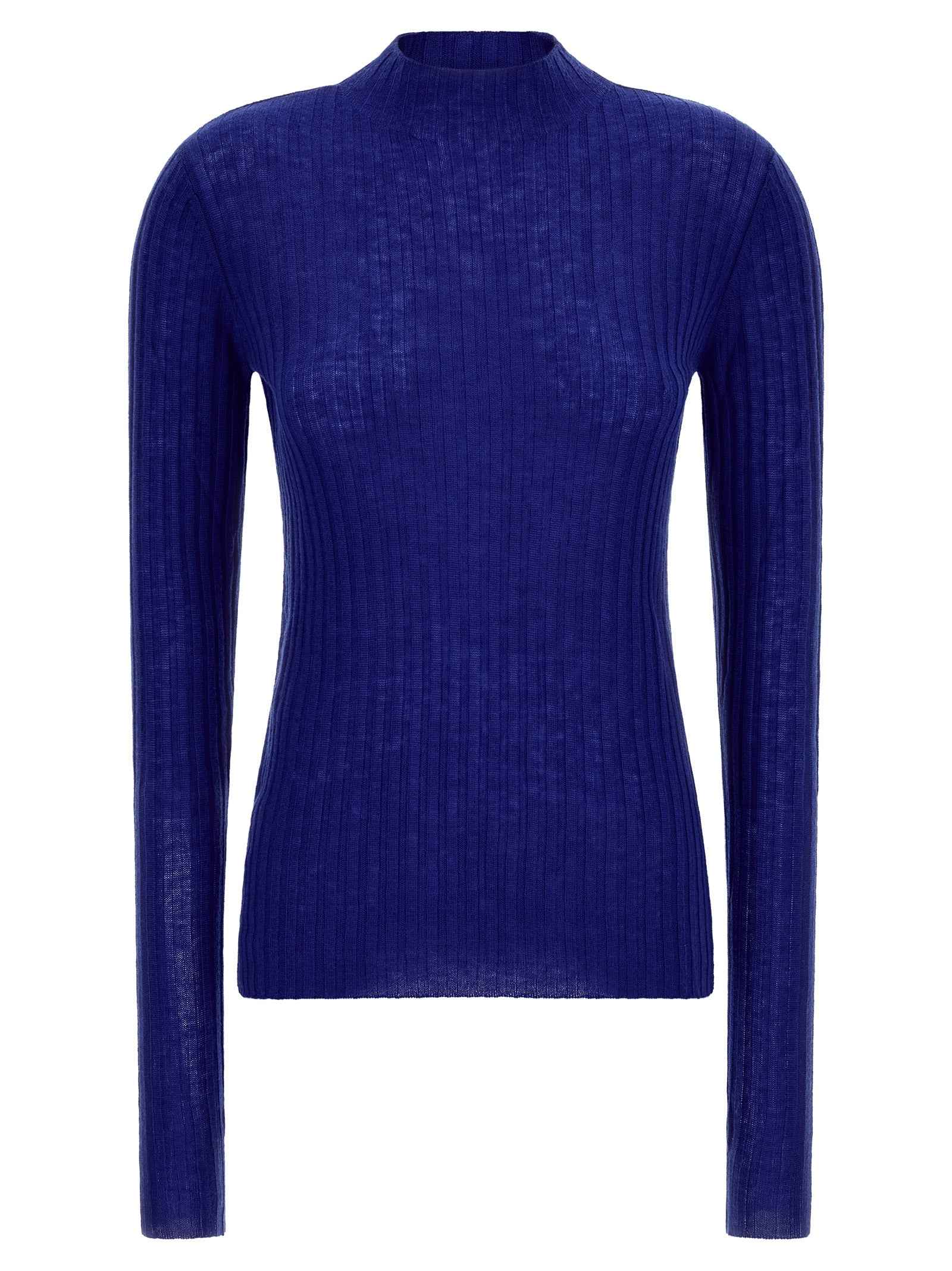 PINKO Blue Wool Cardigan