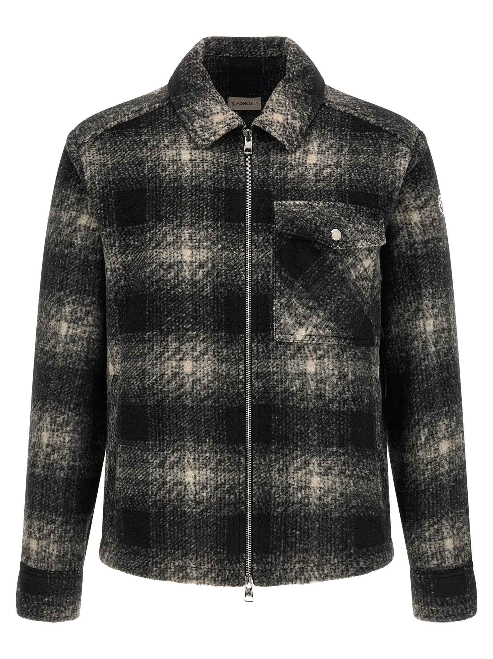 Moncler Gray Polyester Blouse