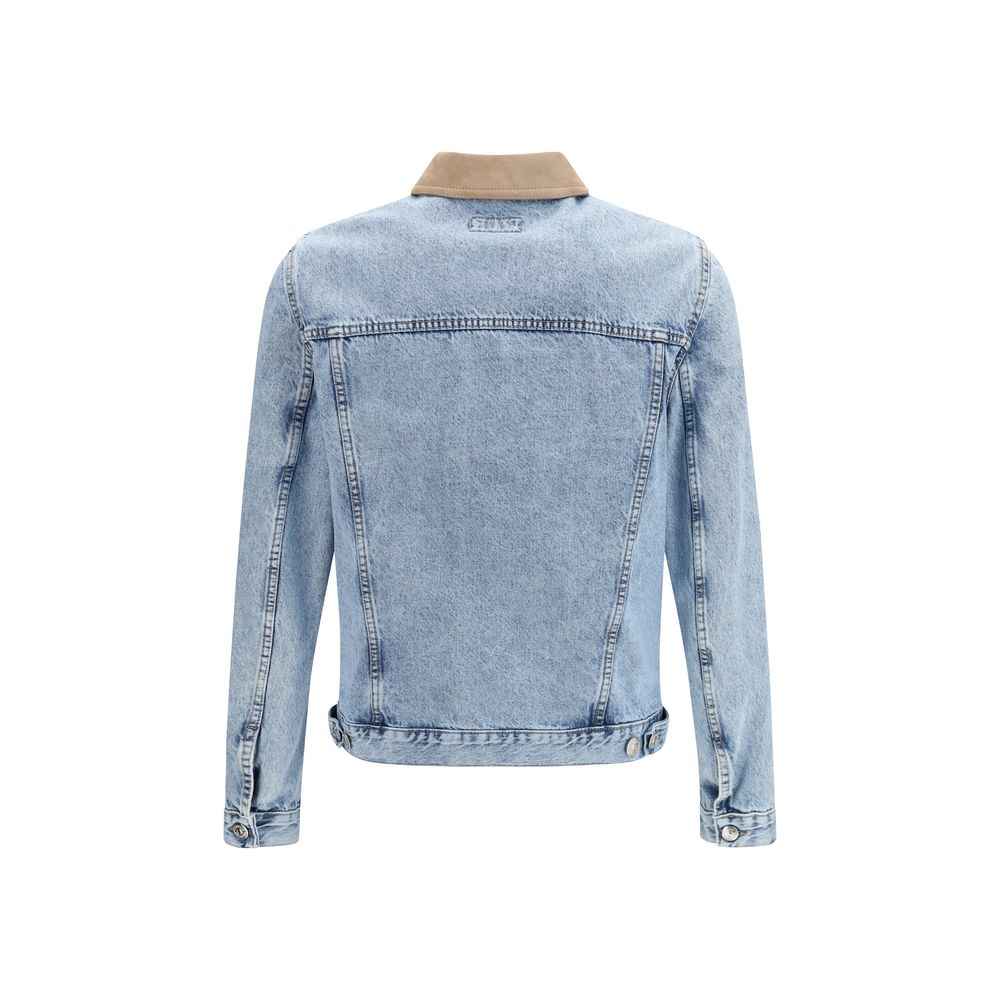 Brunello Cucinelli Blue Cotton Denim Jacket